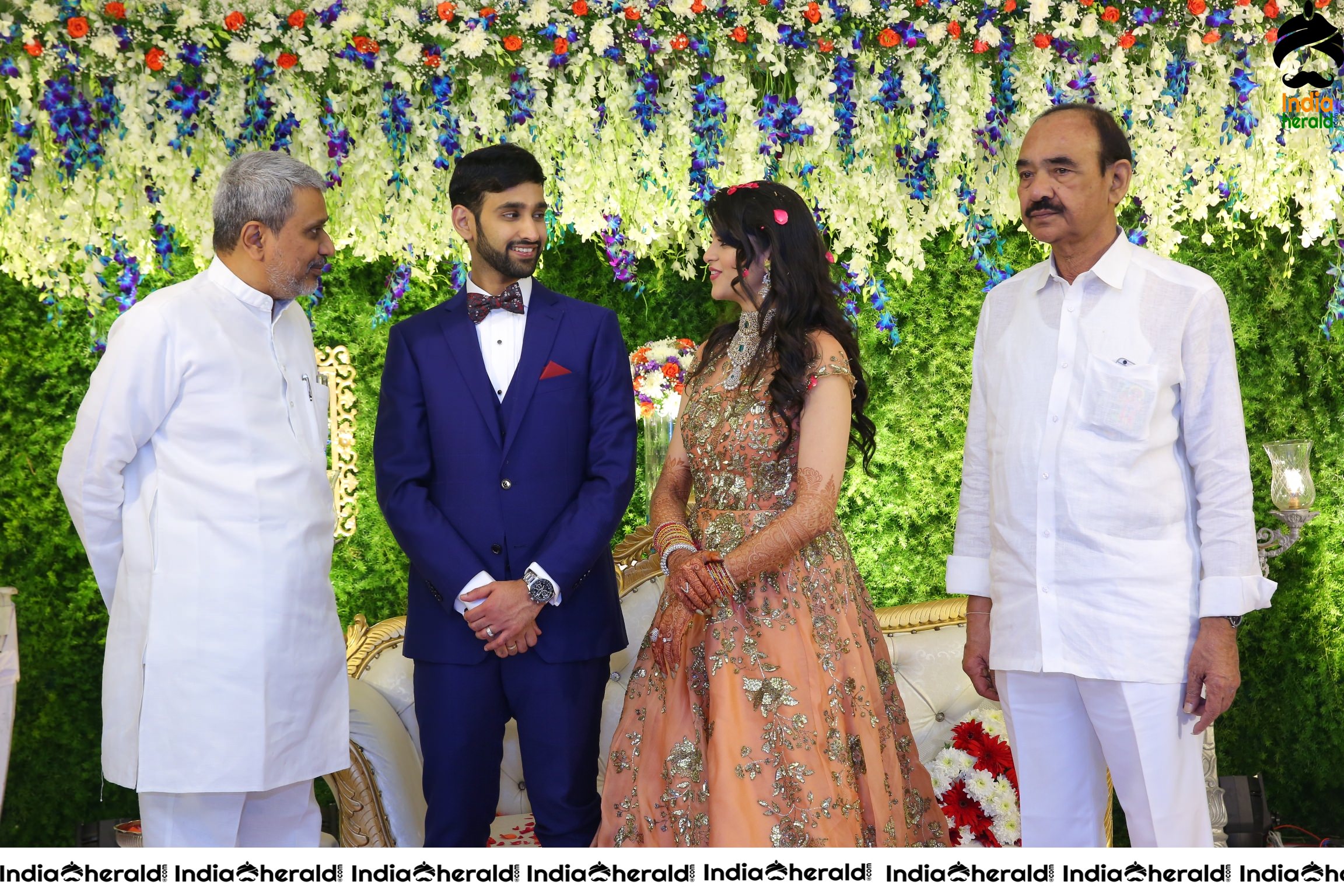 Actor Krishna Raju Family Wedding Photos Set 3