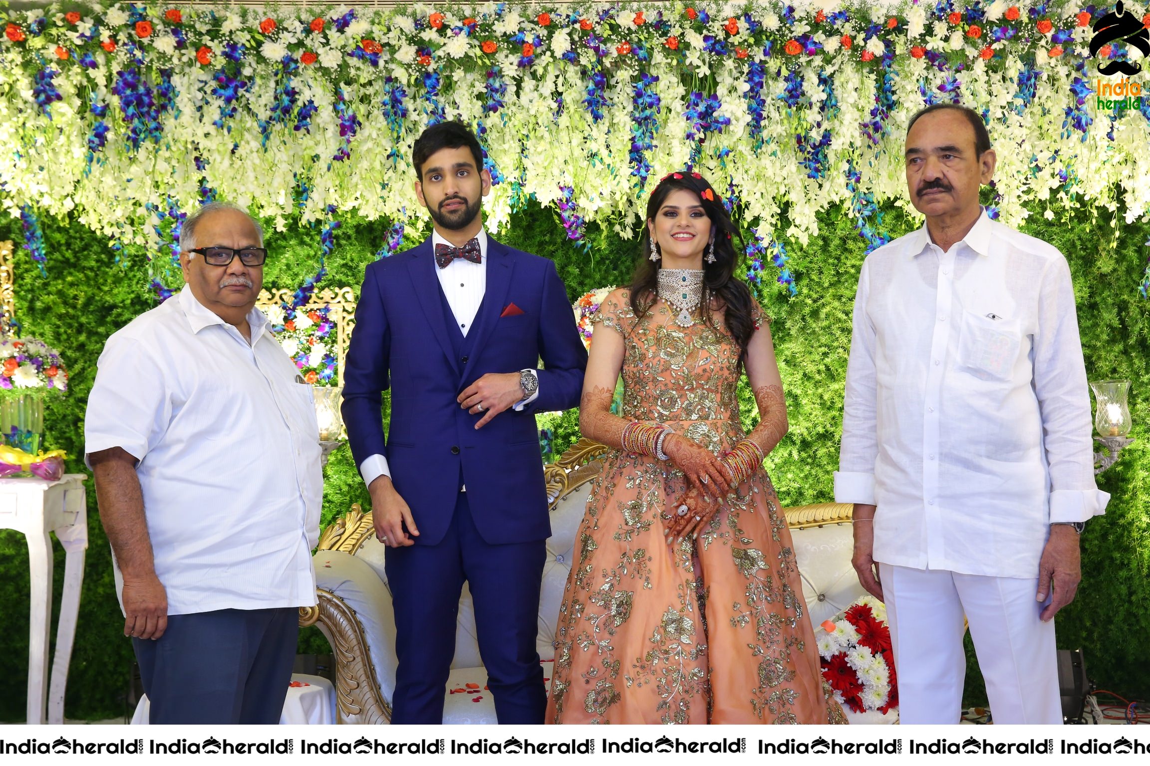 Actor Krishna Raju Family Wedding Photos Set 3