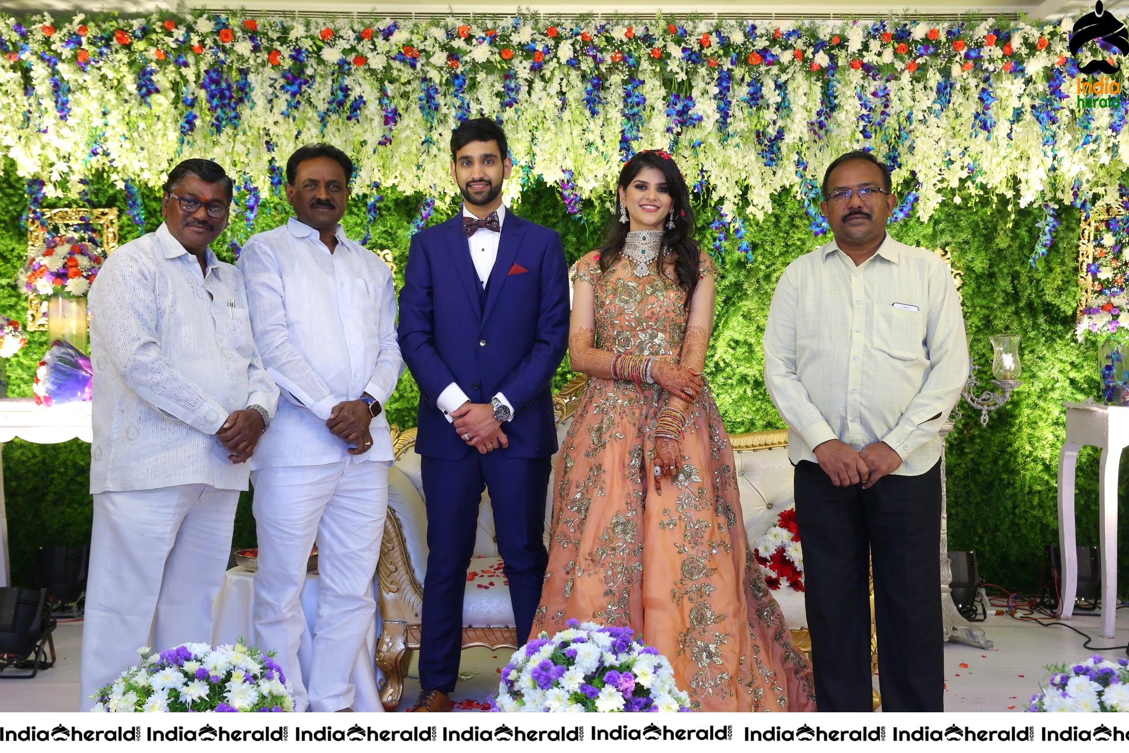 Actor Krishna Raju Family Wedding Photos Set 3