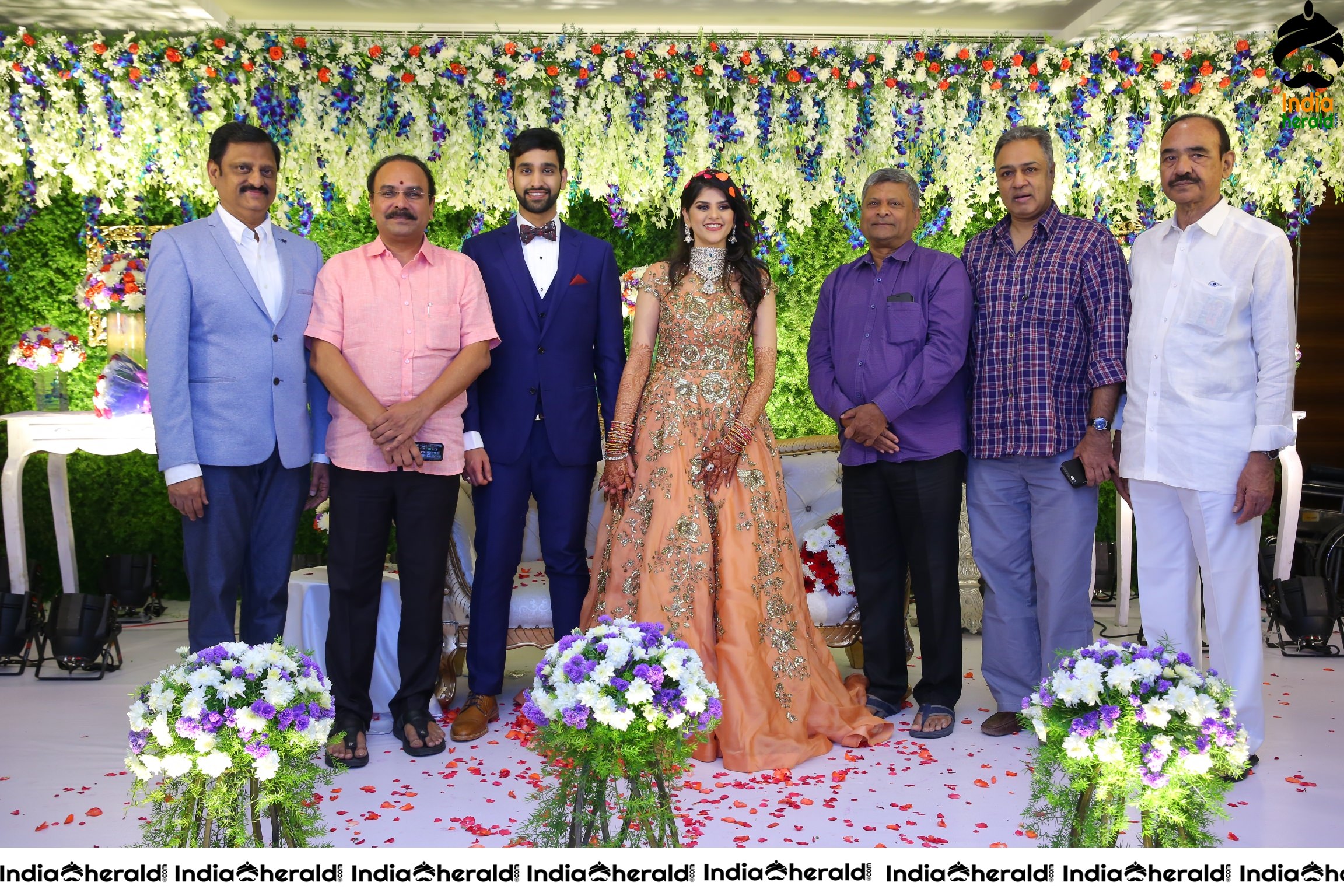 Actor Krishna Raju Family Wedding Photos Set 3