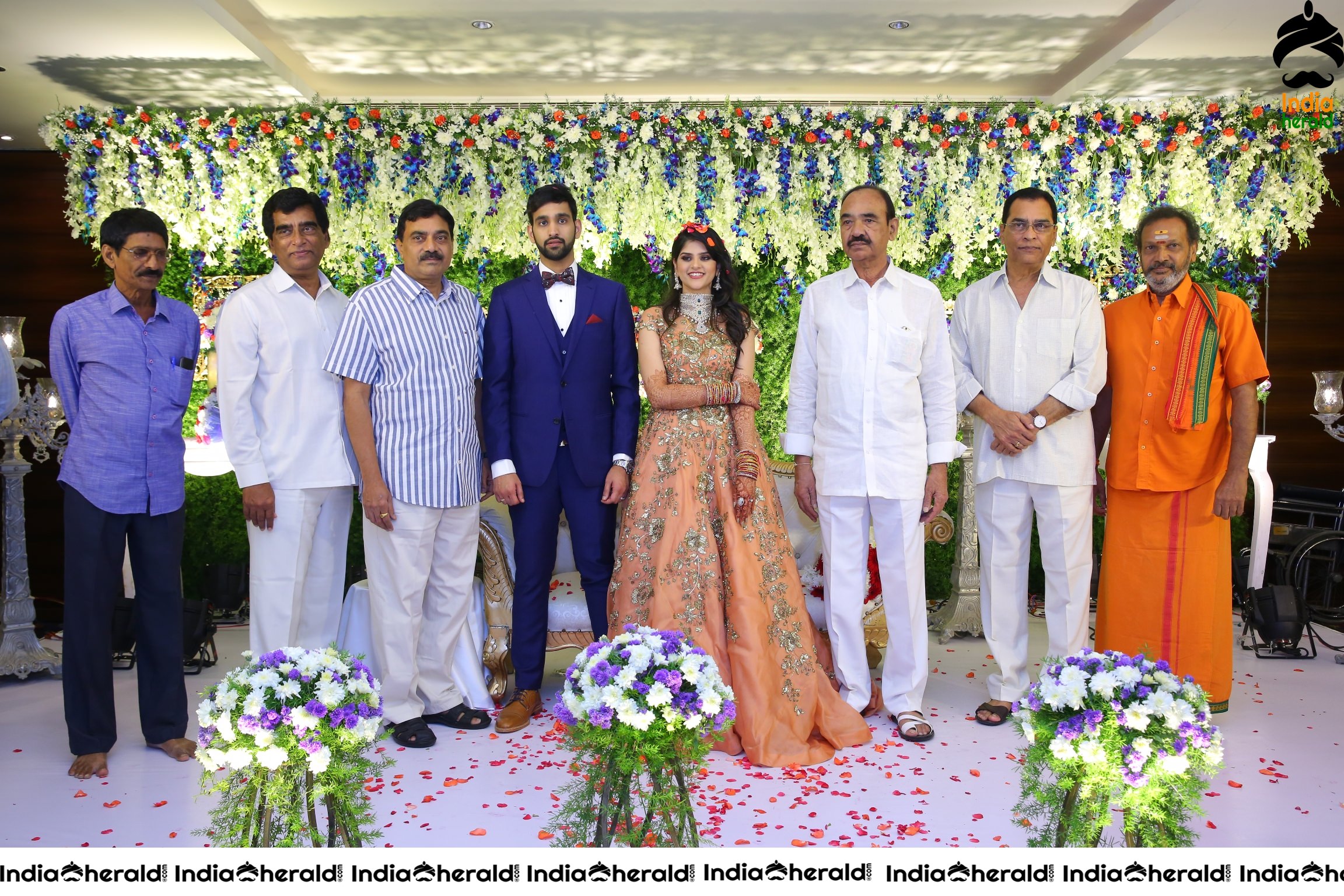 Actor Krishna Raju Family Wedding Photos Set 3