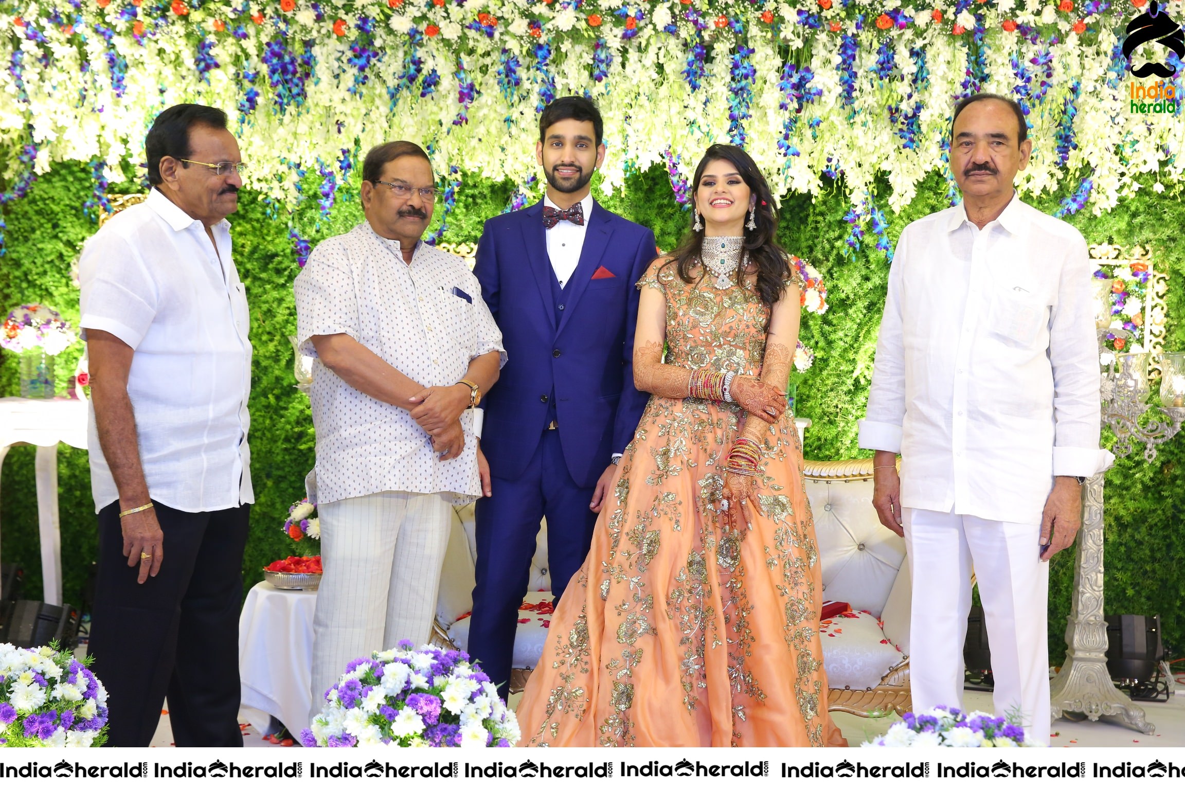 Actor Krishna Raju Family Wedding Photos Set 4