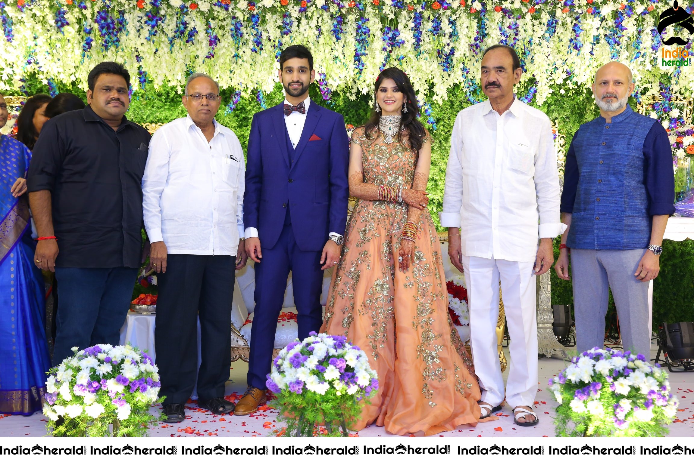 Actor Krishna Raju Family Wedding Photos Set 4