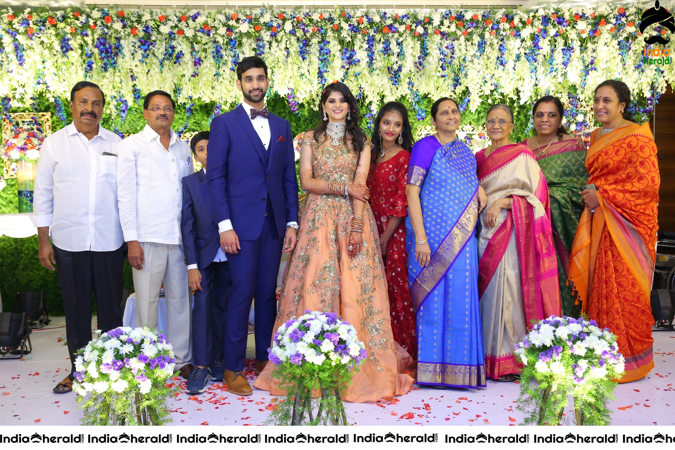 Actor Krishna Raju Family Wedding Photos Set 4