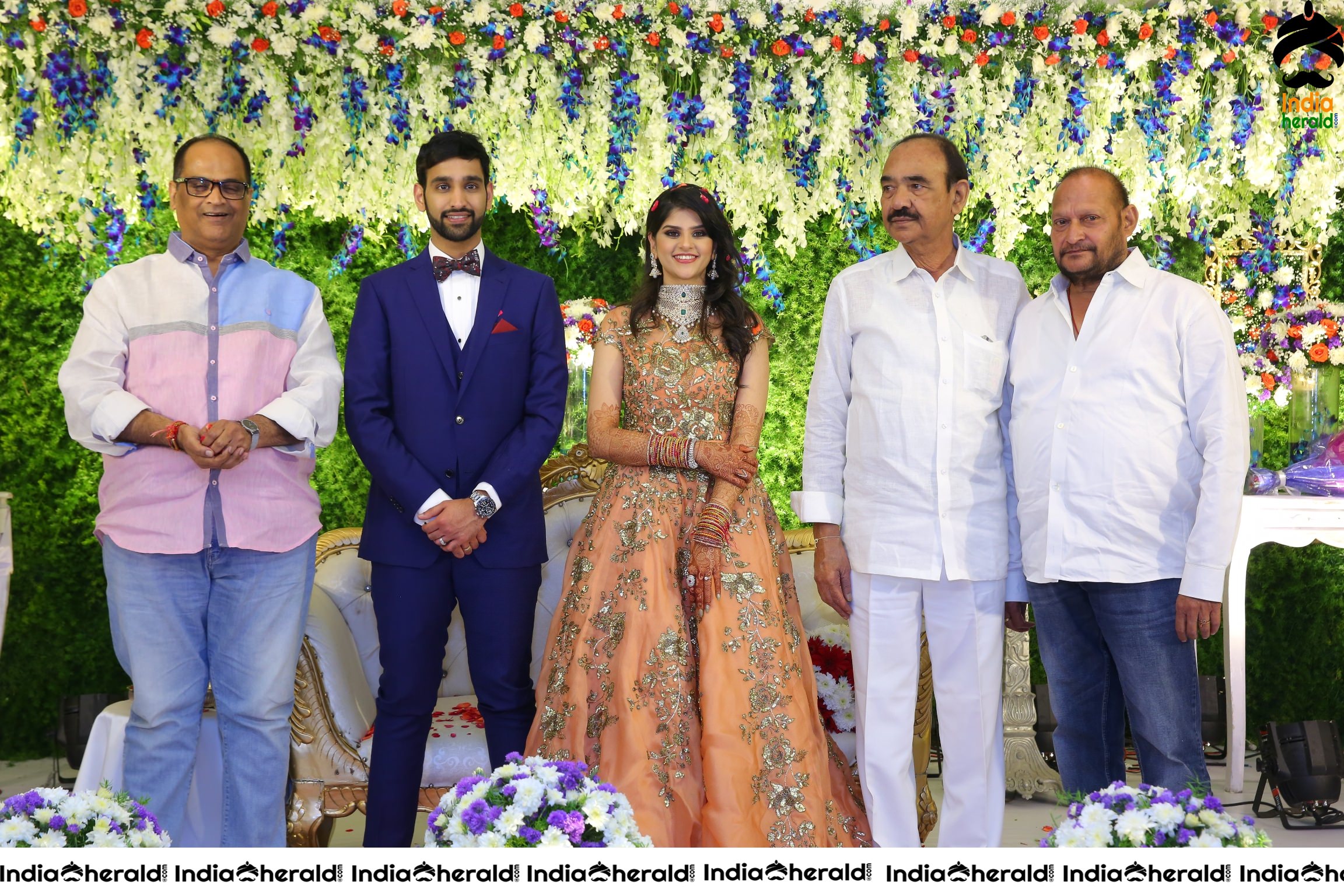 Actor Krishna Raju Family Wedding Photos Set 4