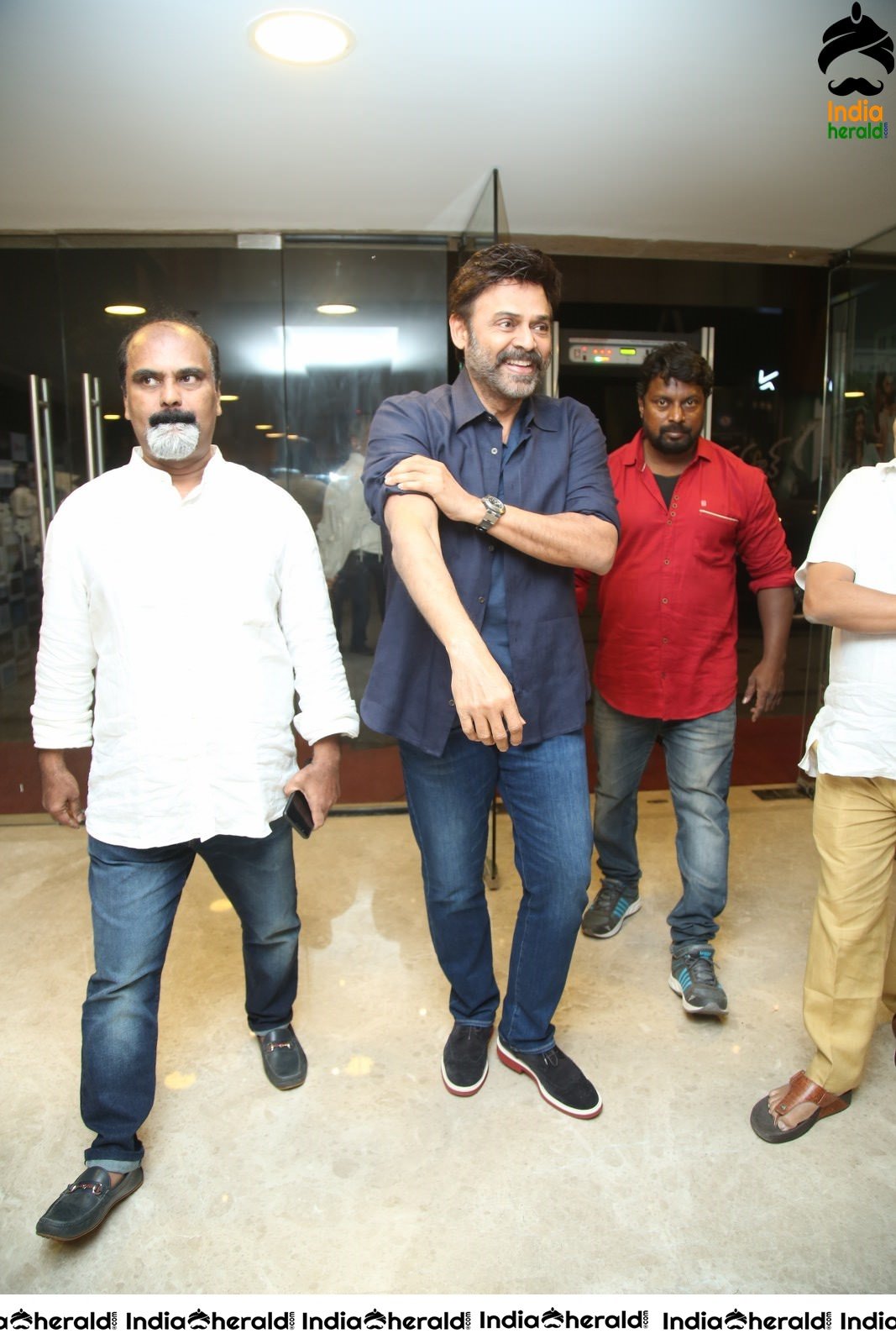 Actor Victory Venkatesh Stylish Entry at Mismatch Event