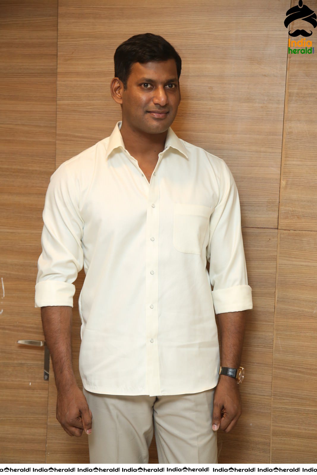 Actor Vishal Latest Stills from Action Press Meet Set 2