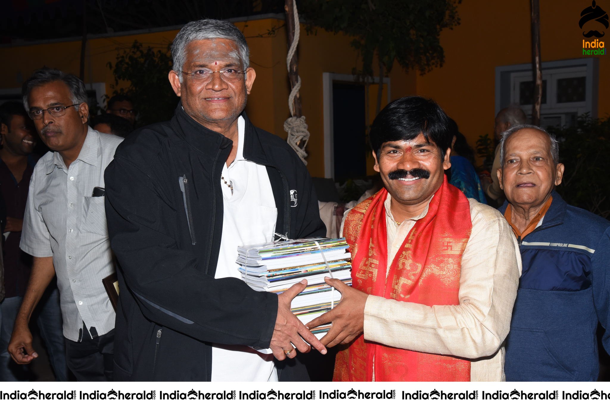 Amma Nanna Guruvu Shathaka Padyarchana Poster launched by K Viswanath Set 2