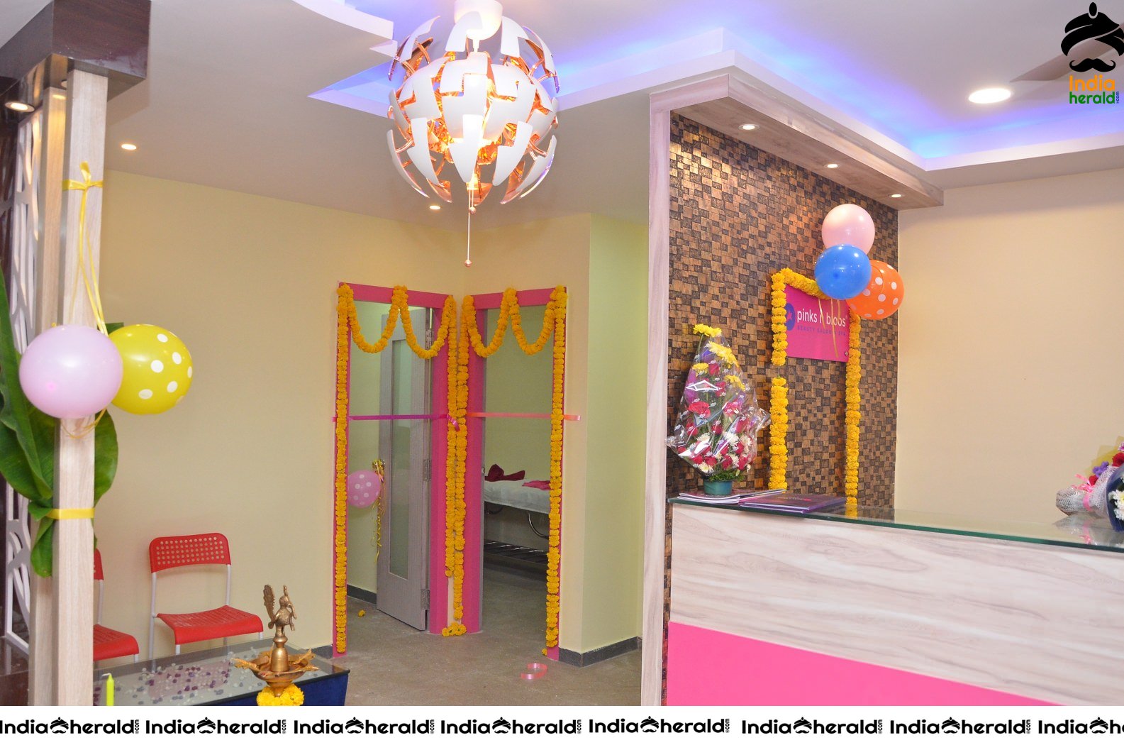 Chota K Naidu Launched Pinks n bloos Beauty Salon and Spa Set 1