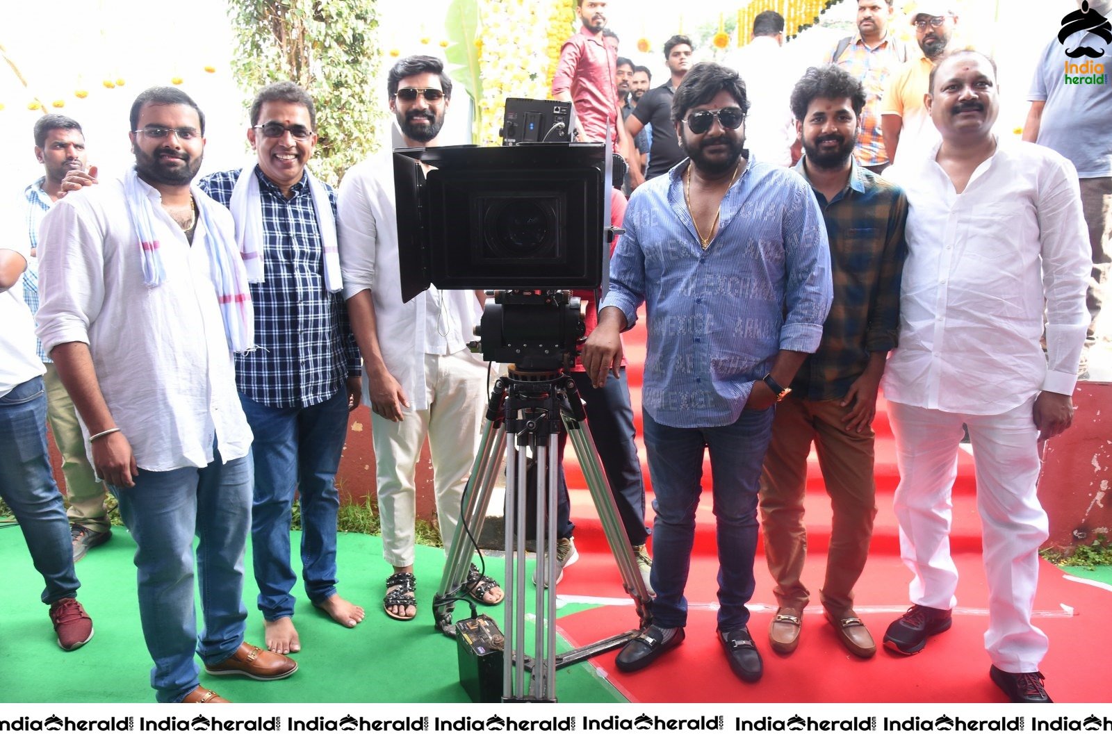 Ganesh Bellamkonda Movie opening Stills Set 4