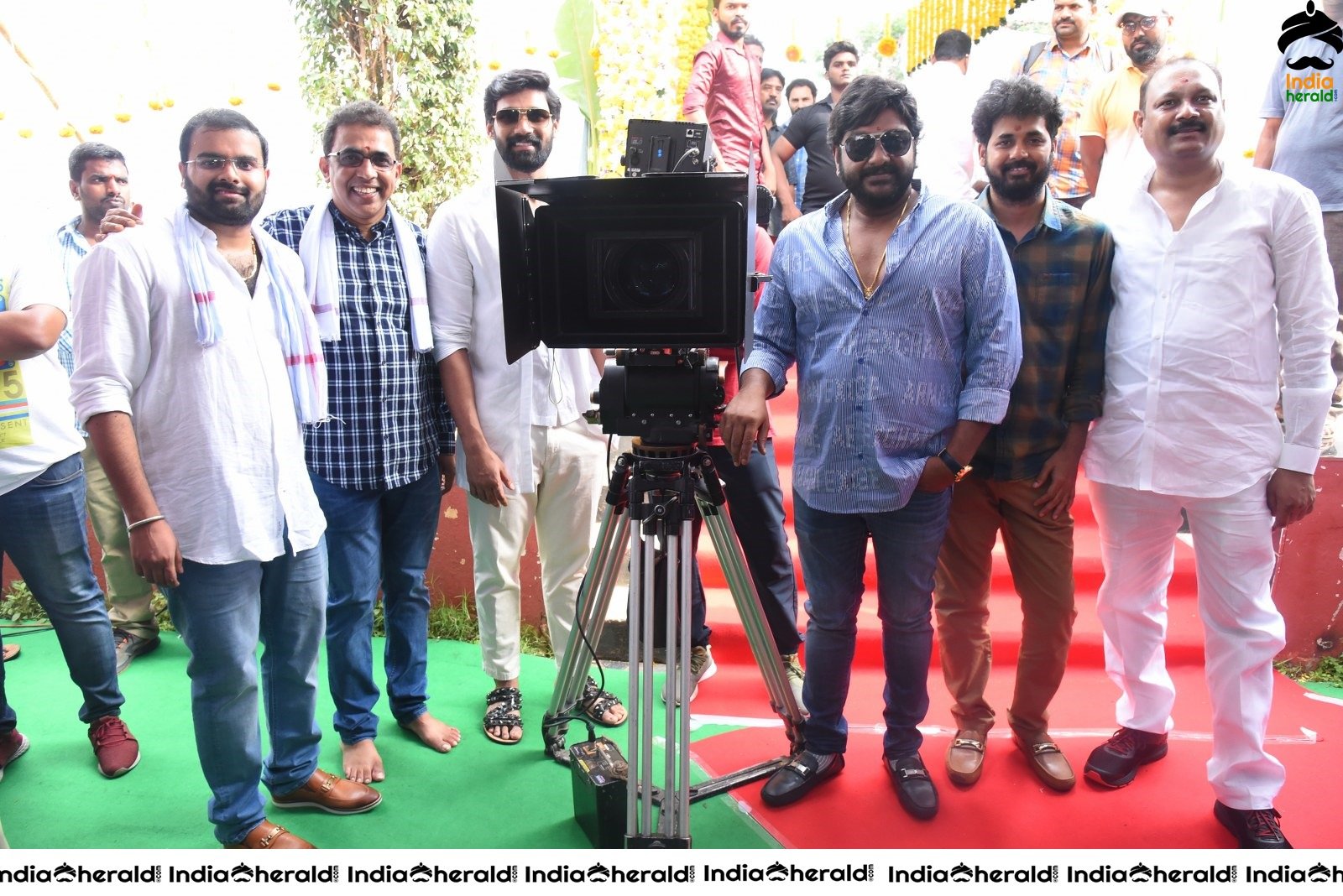 Ganesh Bellamkonda Movie opening Stills Set 4