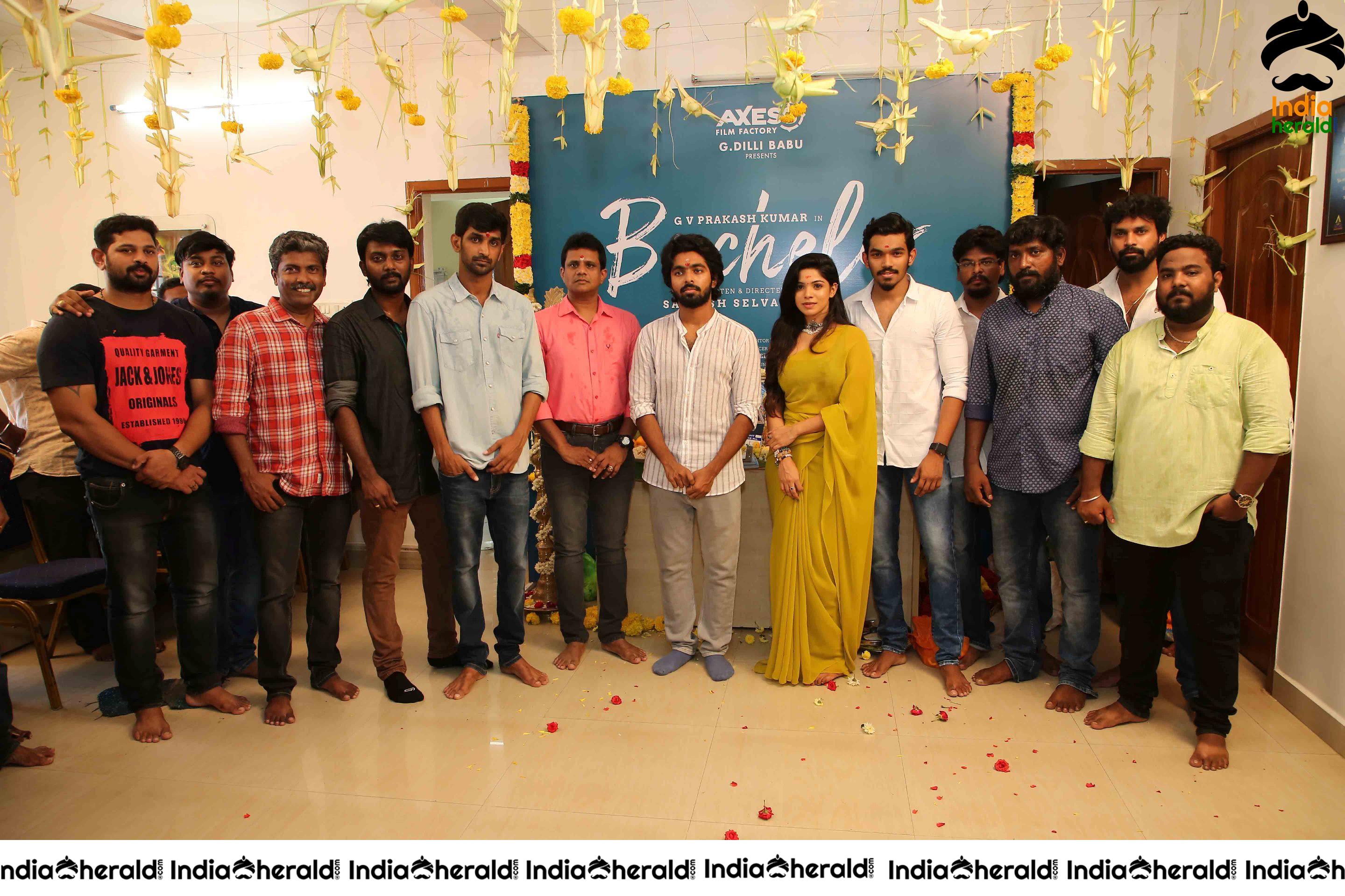 GV Prakash In Bachelor Movie Launched With A formal pooja