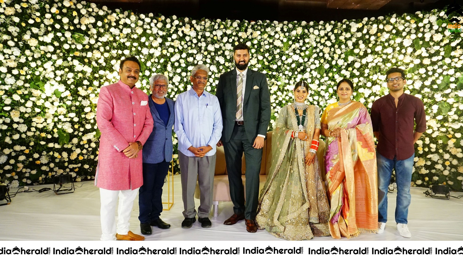 Jayasudha Kapoor Elder Son Wedding Reception Stage Photos Set 2