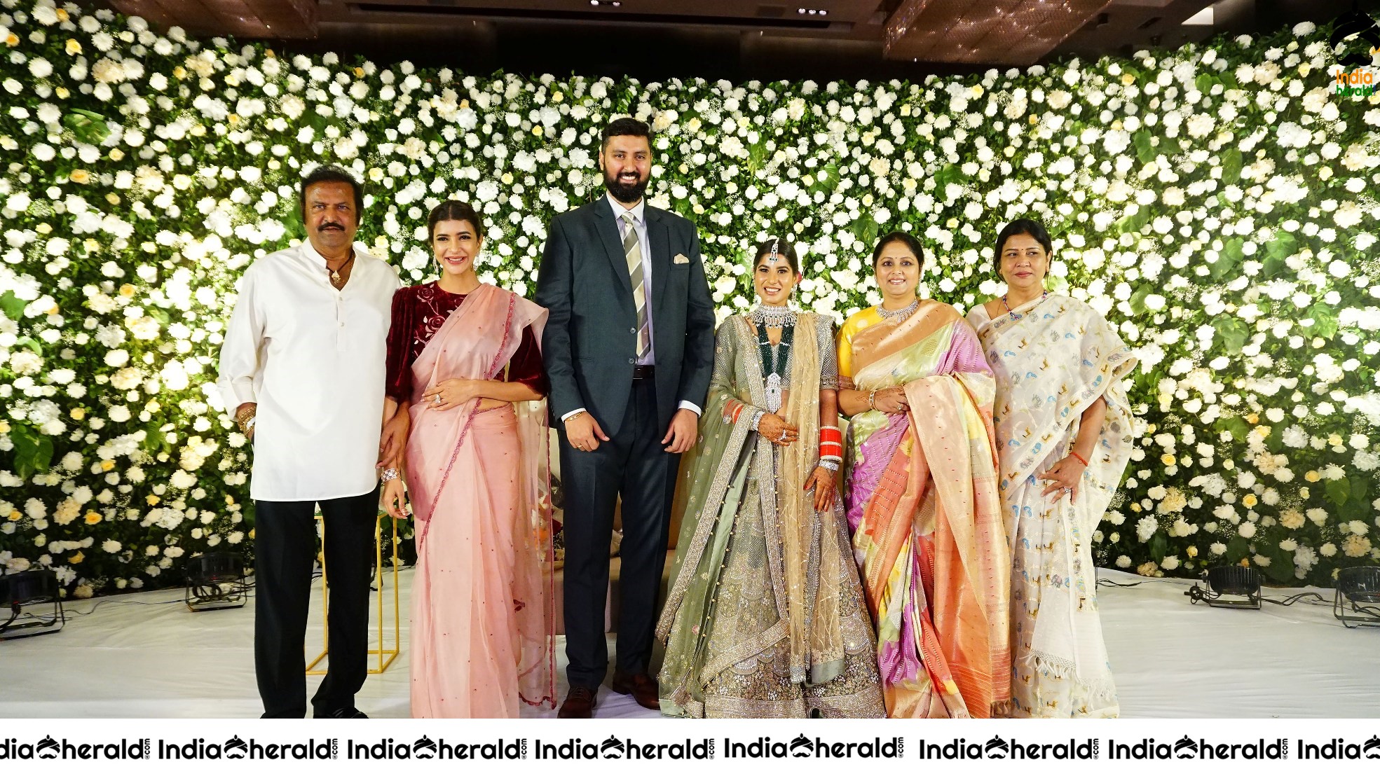 Jayasudha Kapoor Elder Son Wedding Reception Stage Photos Set 2