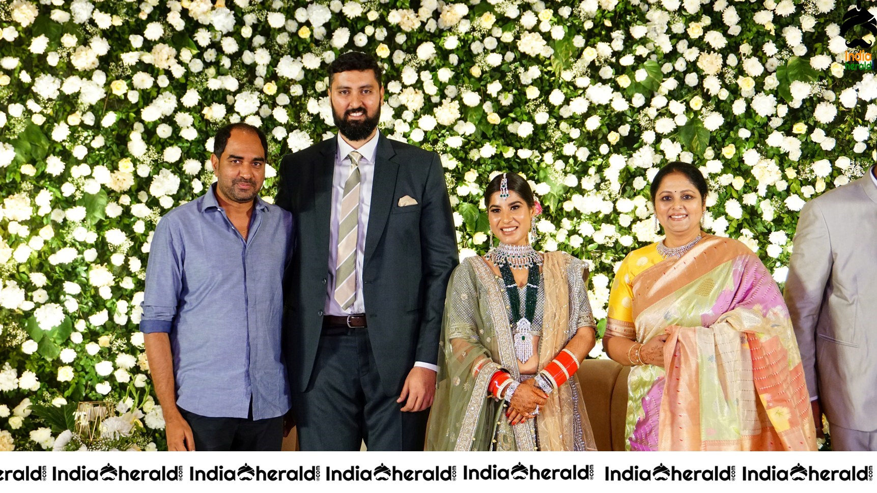 Jayasudha Kapoor Elder Son Wedding Reception Stage Photos Set 3