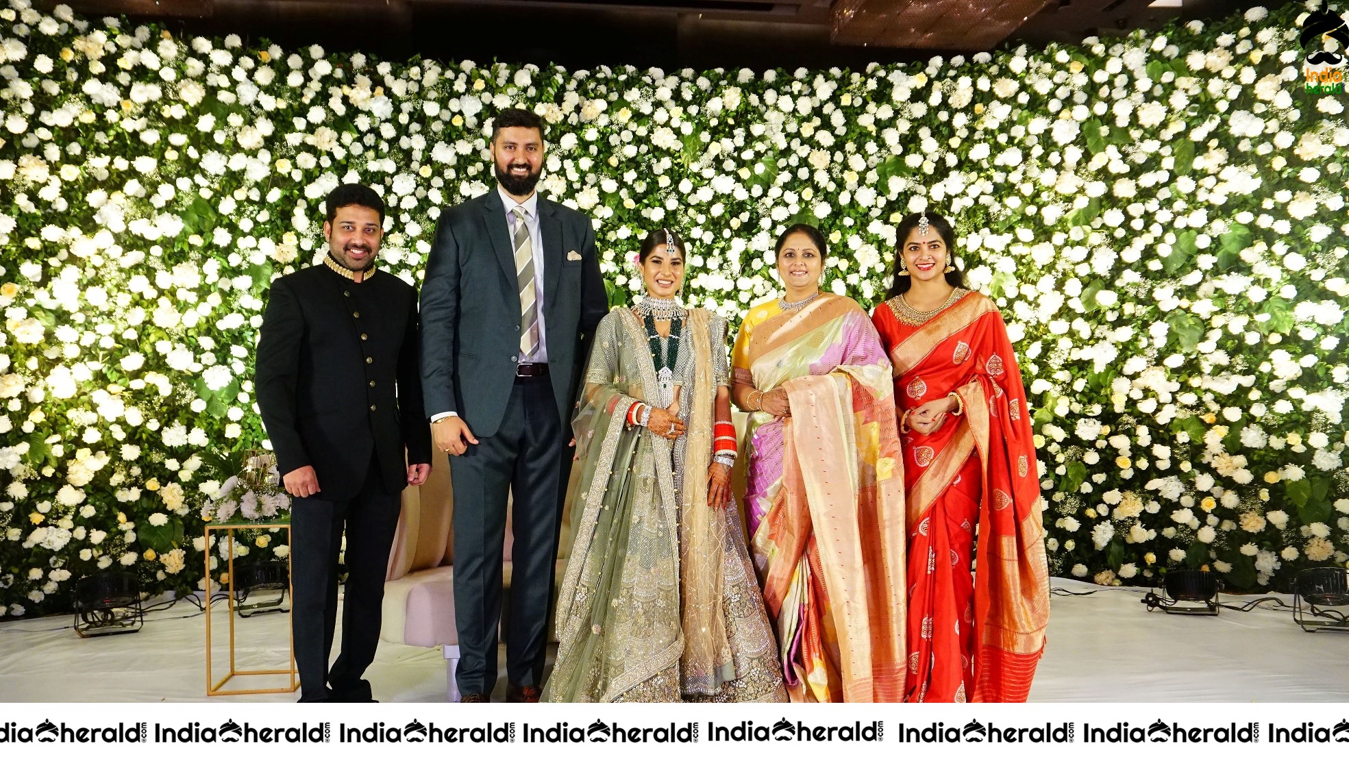 Jayasudha Kapoor Elder Son Wedding Reception Stage Photos Set 3