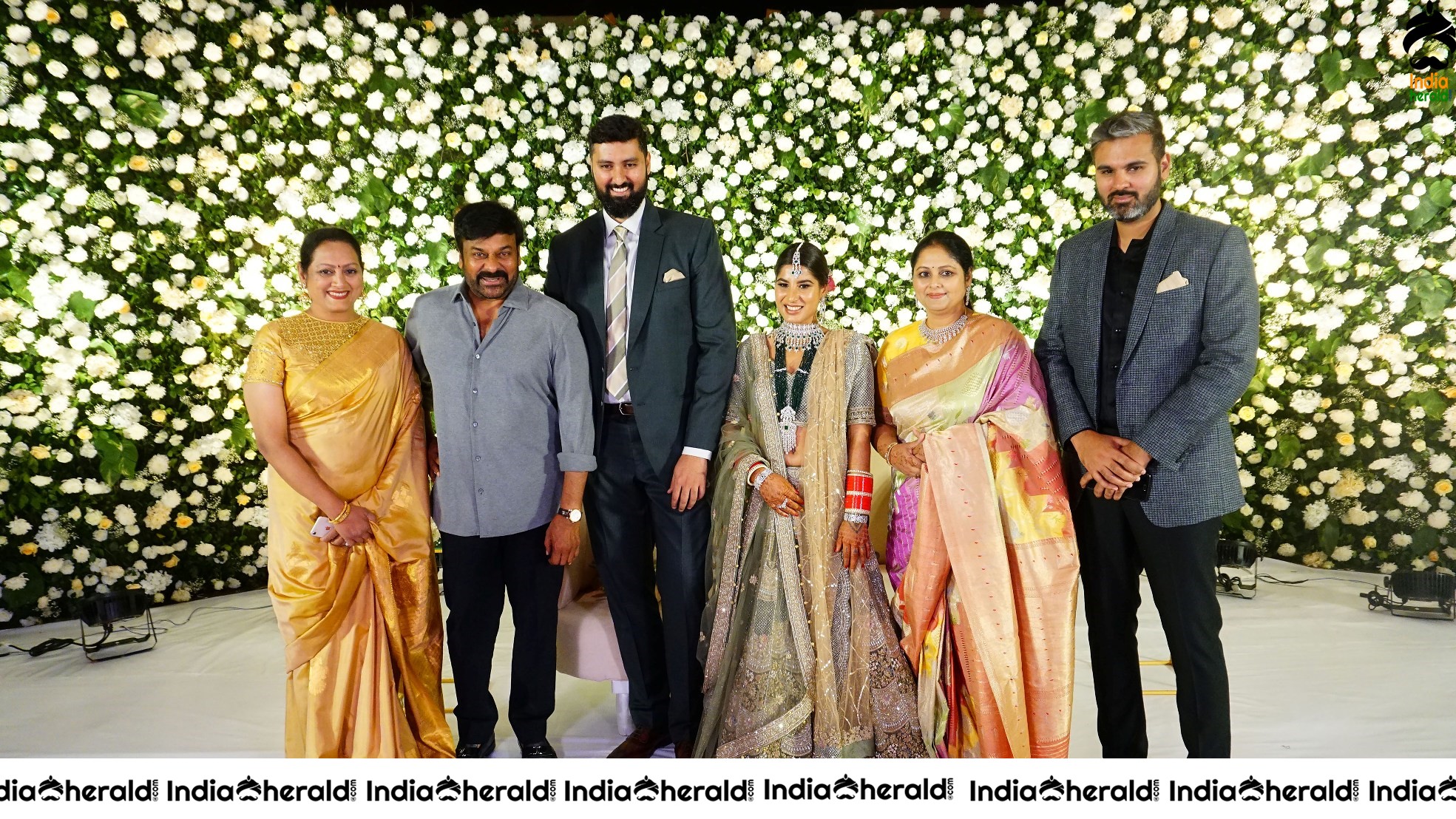 Jayasudha Kapoor Elder Son Wedding Reception Stage Photos Set 3