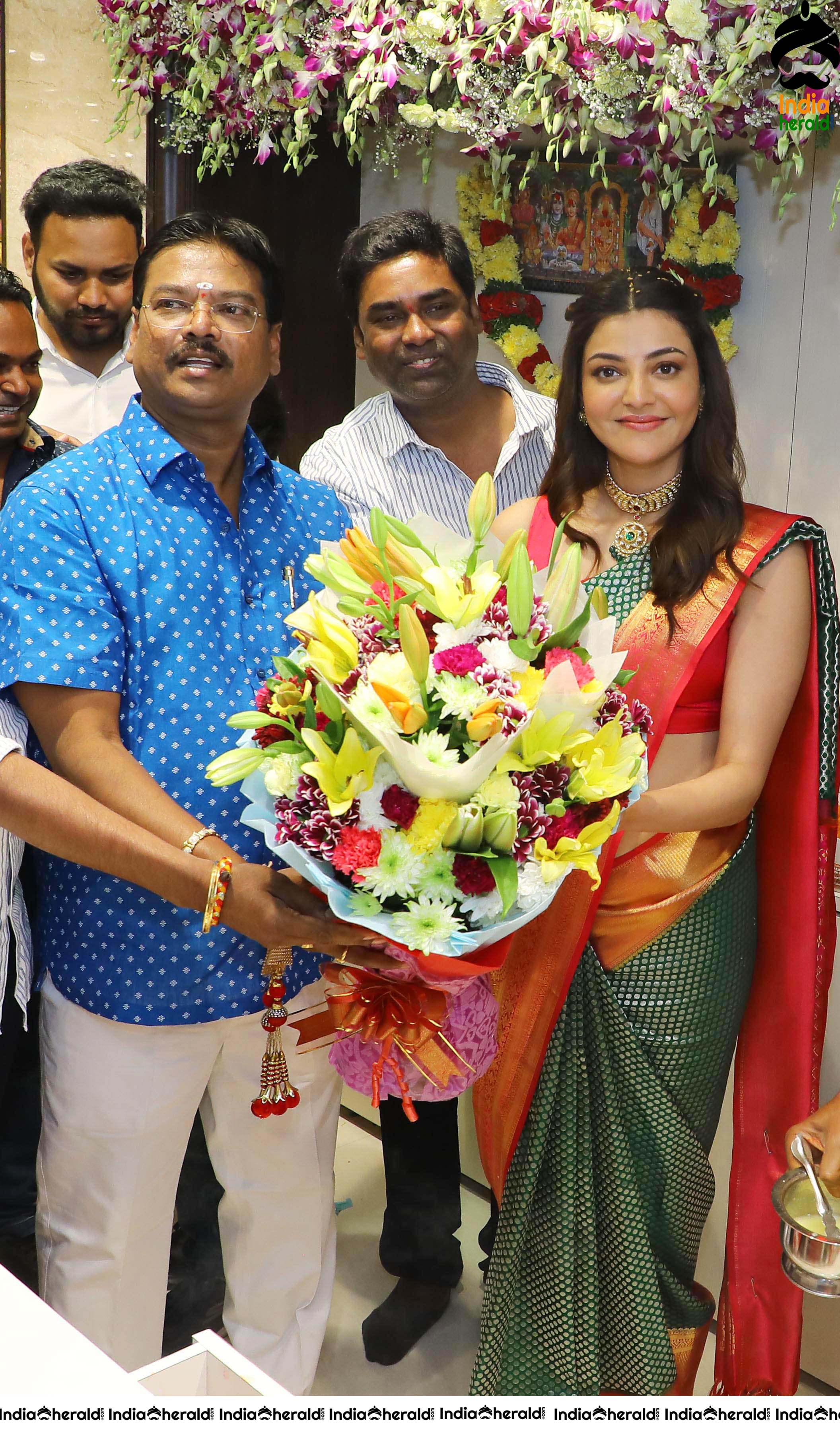 Kajal Aggarwal Launches Maangalya Shopping Mall its 5th Store in Hyderabad