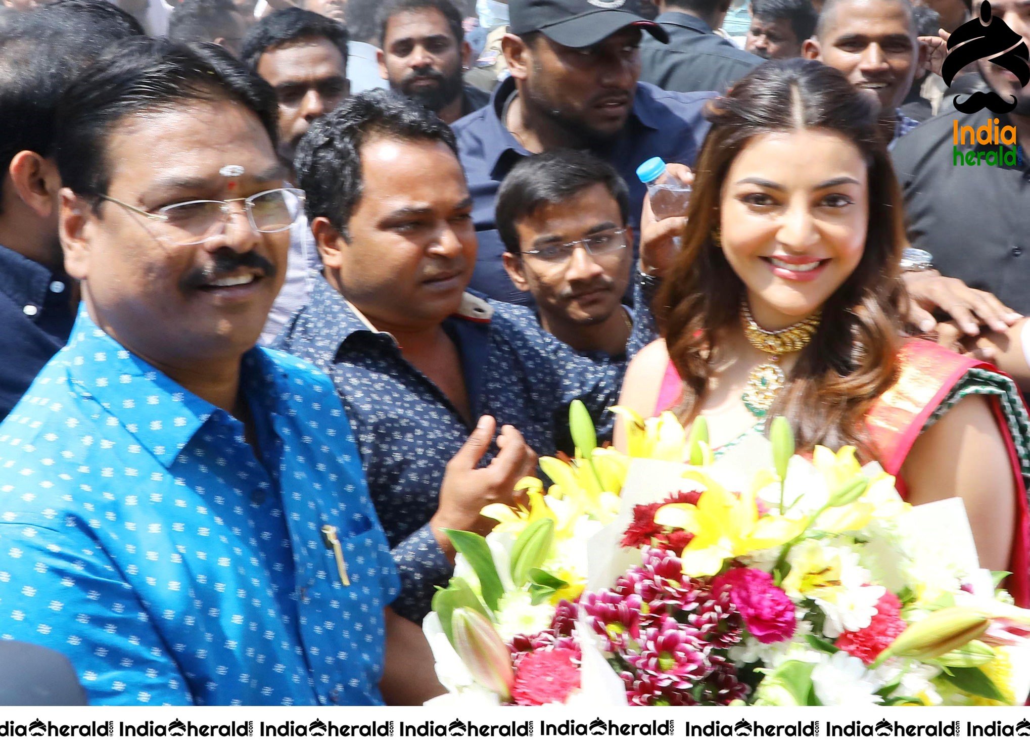 Kajal Aggarwal Launches Maangalya Shopping Mall its 5th Store in Hyderabad