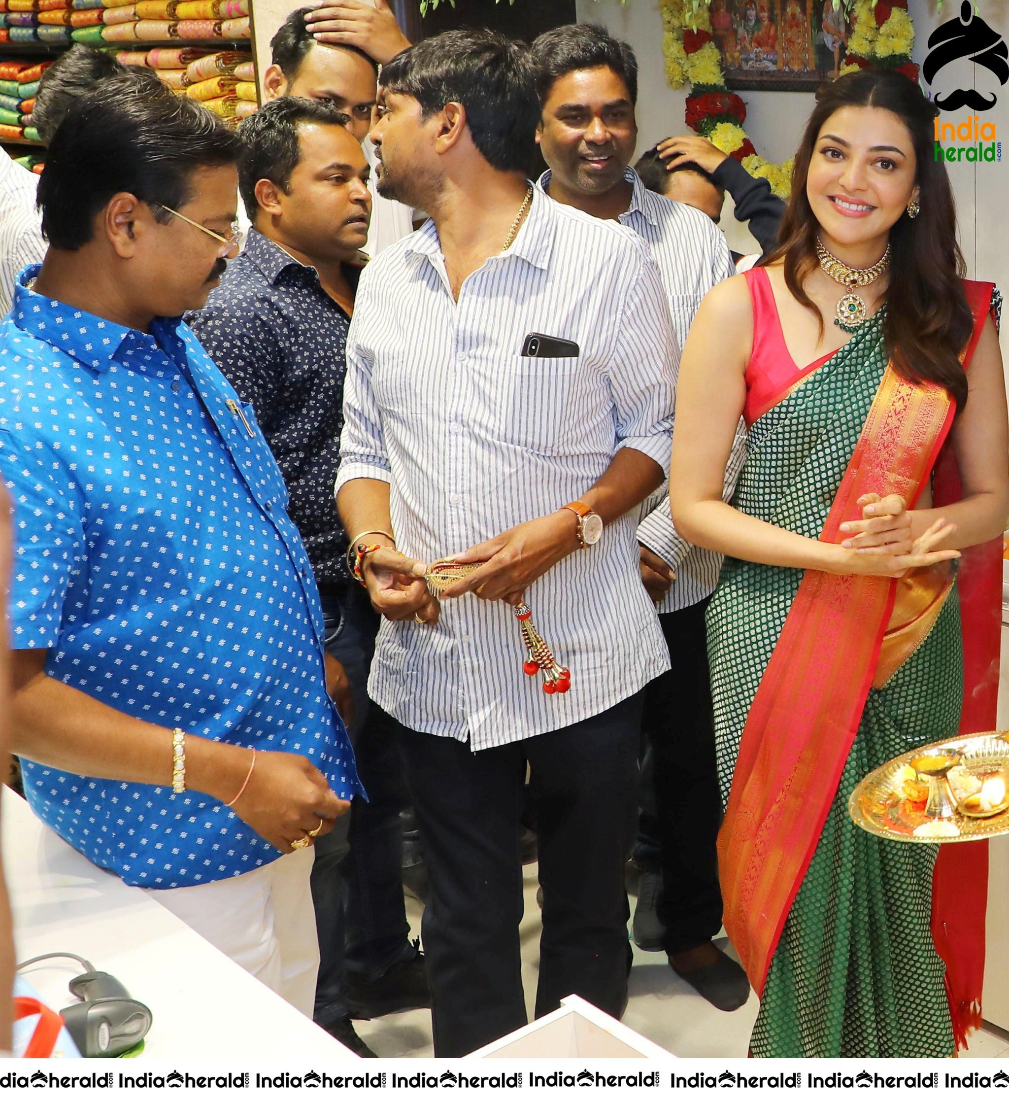 Kajal Aggarwal Launches Maangalya Shopping Mall its 5th Store in Hyderabad