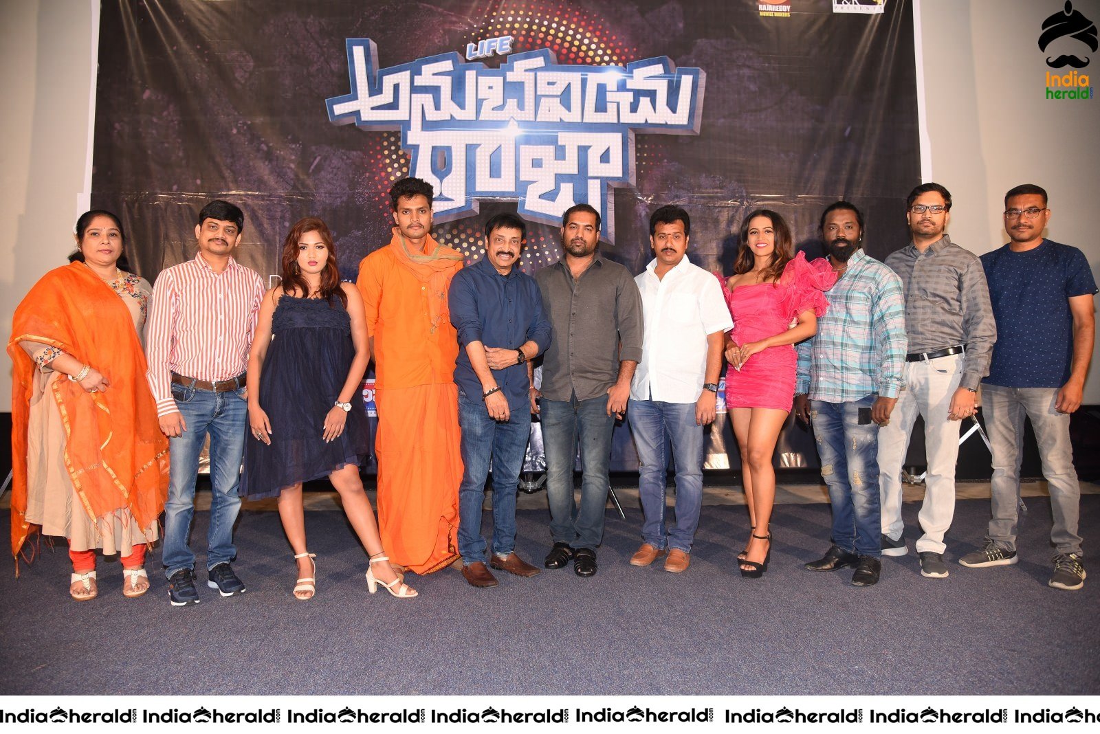 Life Anubhavinchu Raja Movie Trailer Launch Set 2