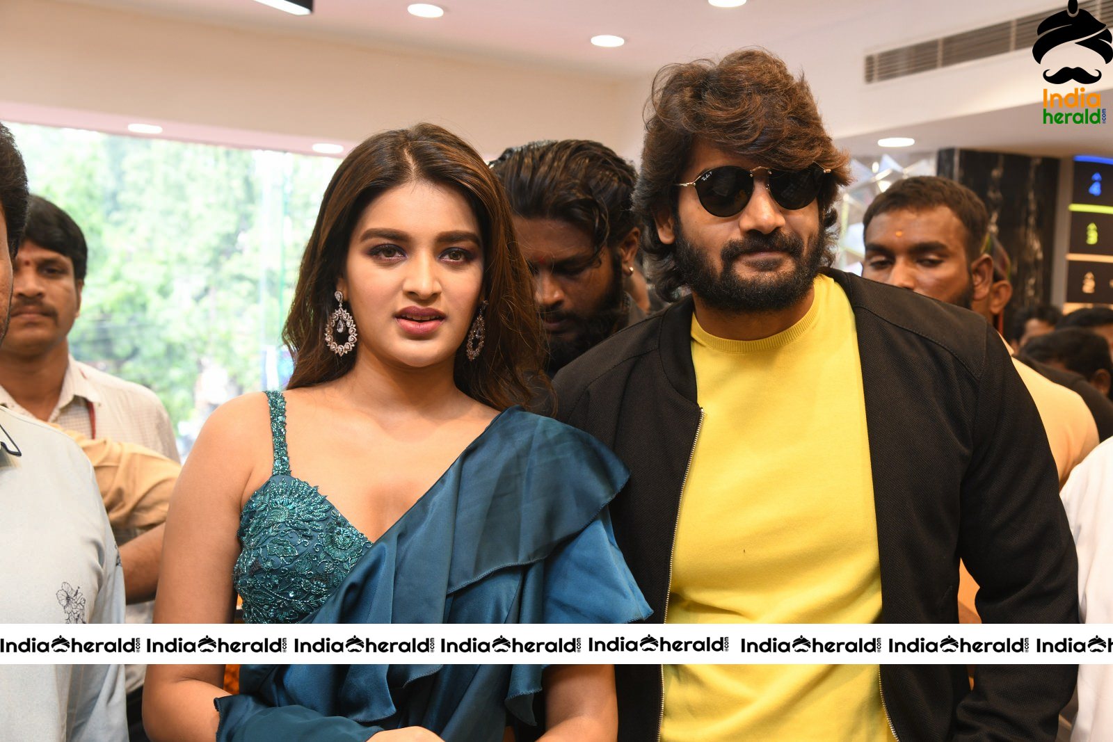 Nidhhi Agerwal launch KLM Shopping mall at Secunderabad Set 3