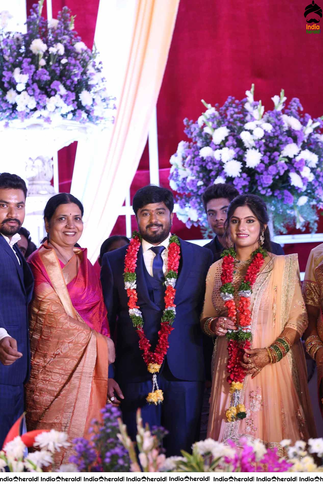 Praveen Kumar Yadav and Mahitha Shree Wedding Reception Set 2