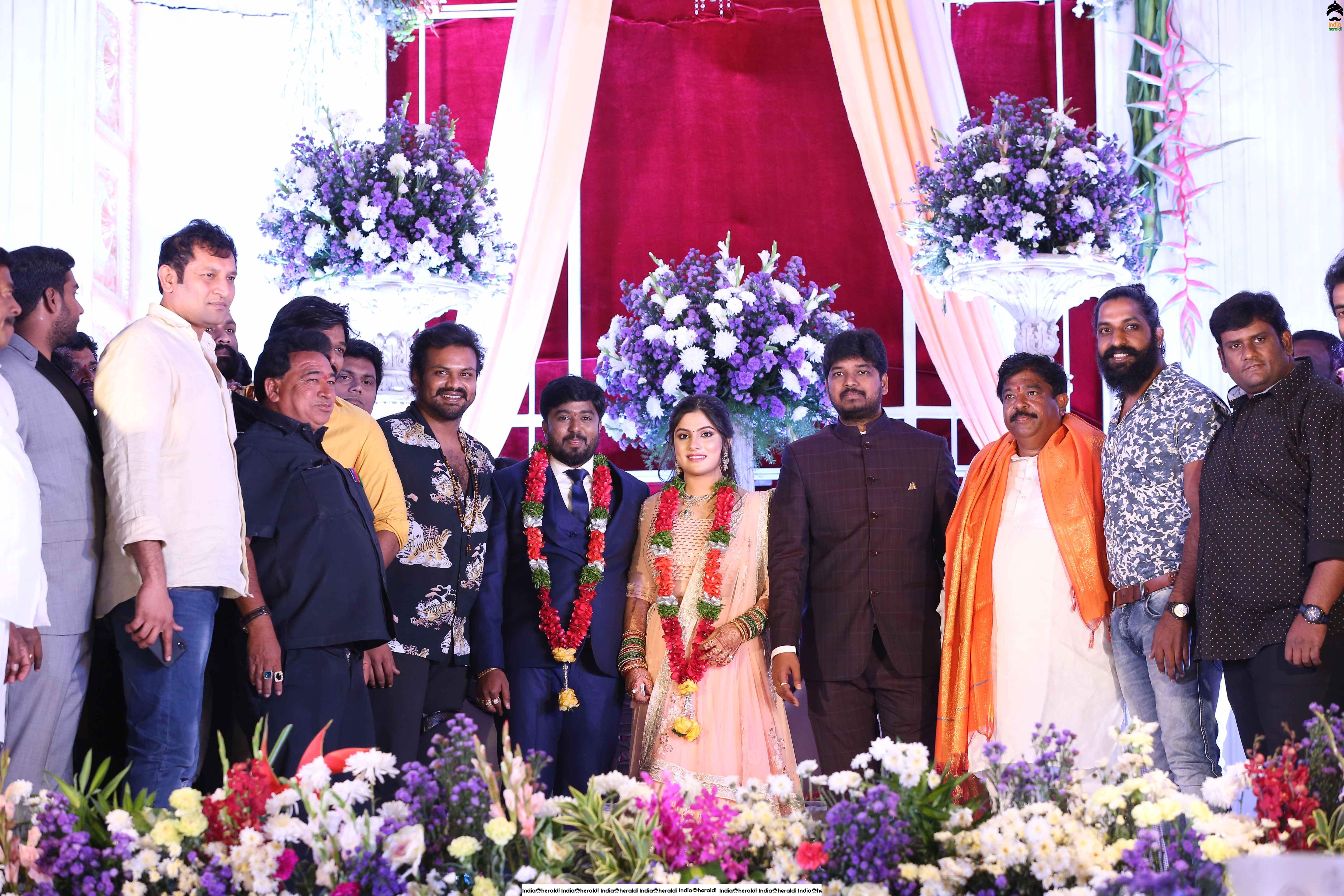 Praveen Kumar Yadav and Mahitha Shree Wedding Reception Set 2