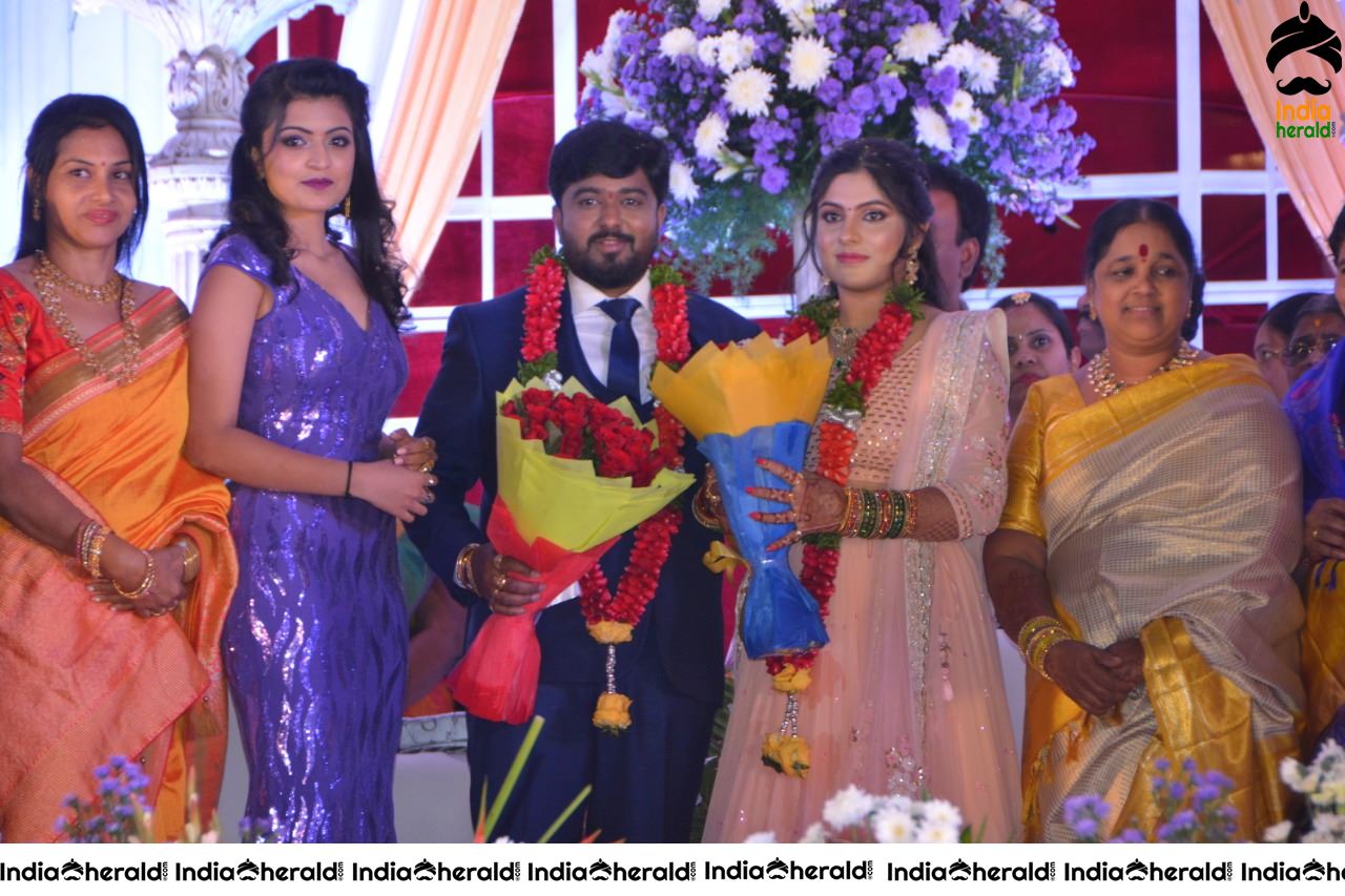 Praveen Kumar Yadav and Mahitha Shree Wedding Reception Set 2