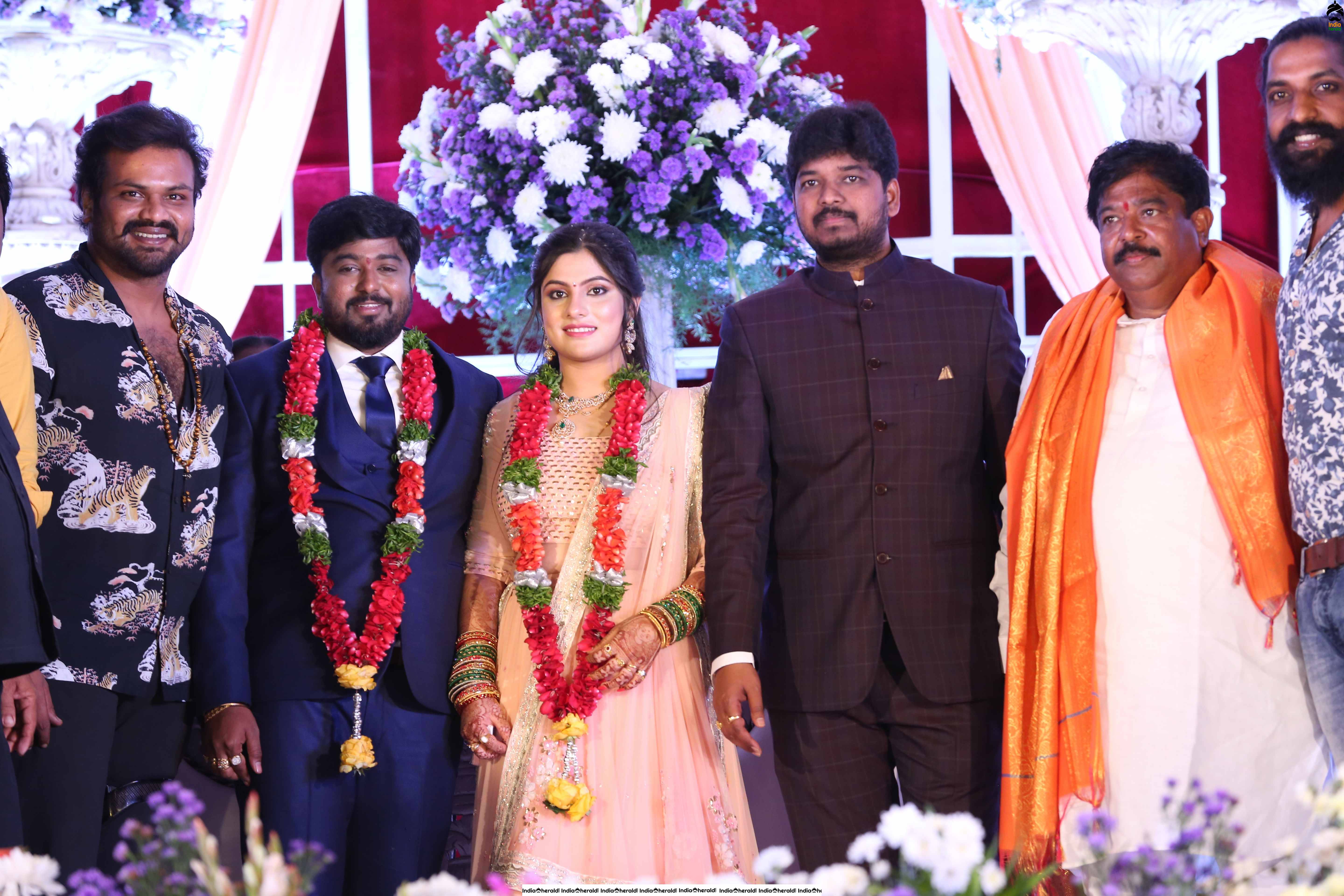 Praveen Kumar Yadav and Mahitha Shree Wedding Reception Set 2