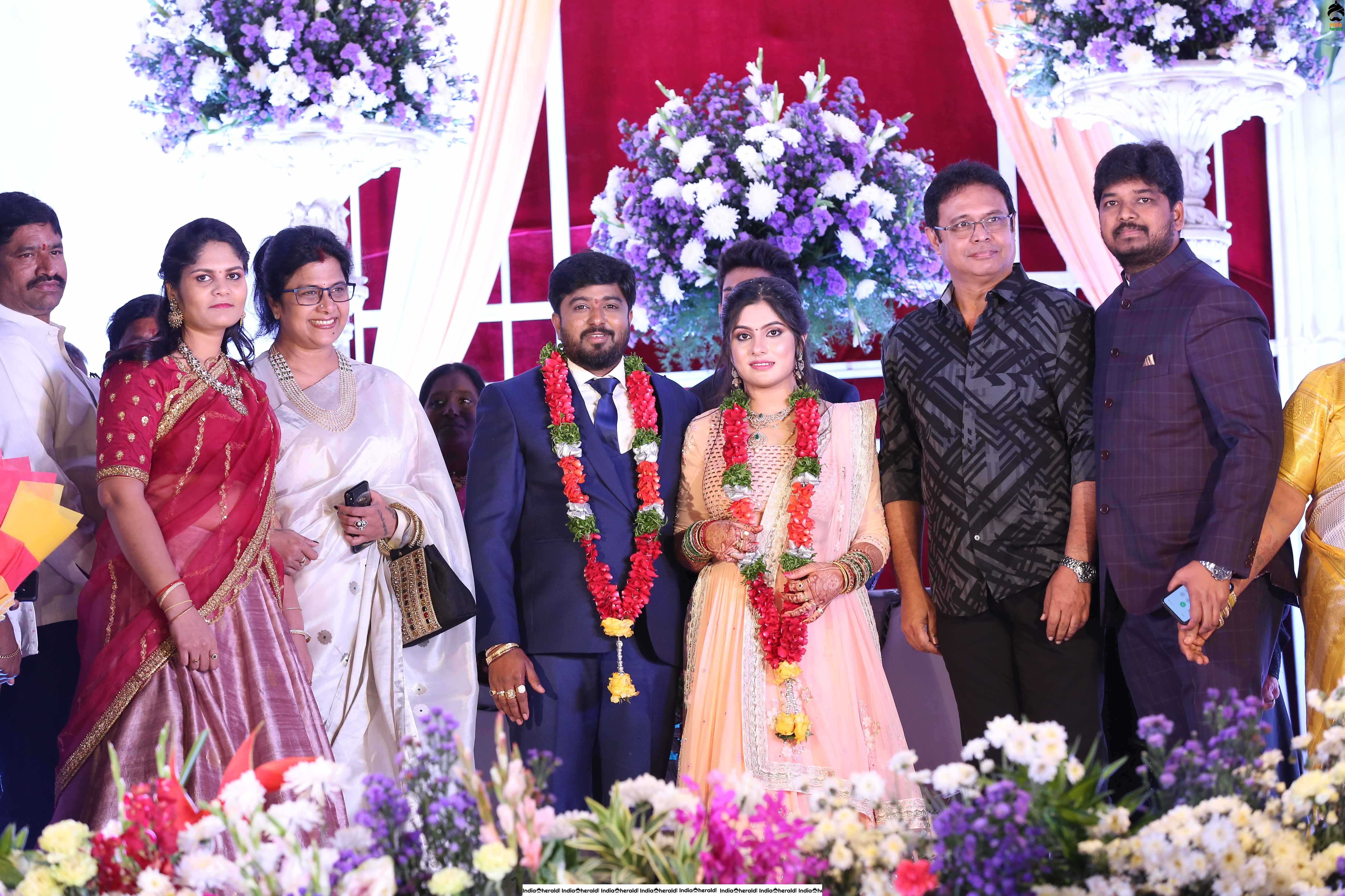 Praveen Kumar Yadav and Mahitha Shree Wedding Reception Set 2