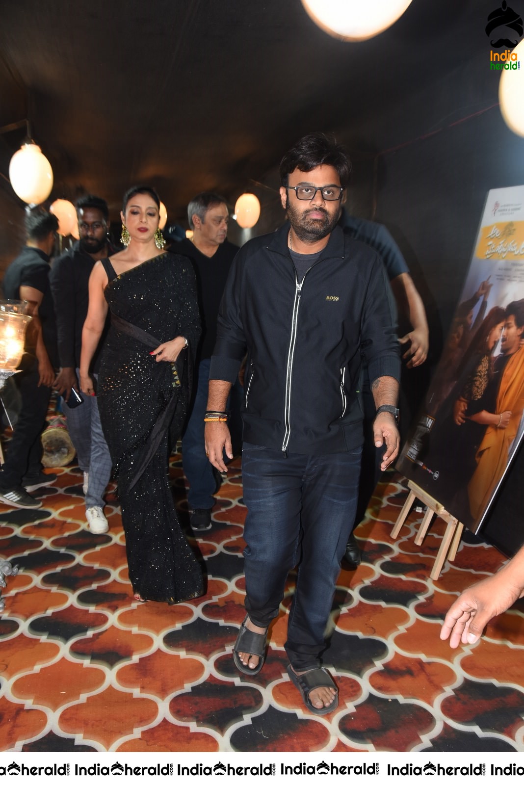 Tabu in Black Saree enters AV Event Set 2