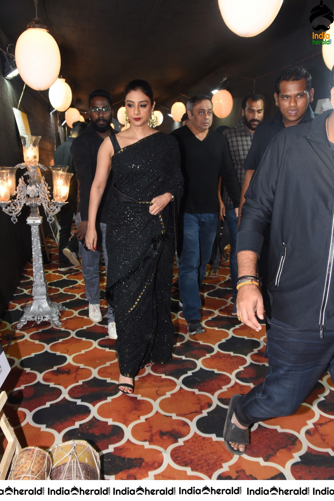 Tabu in Black Saree enters AV Event Set 2