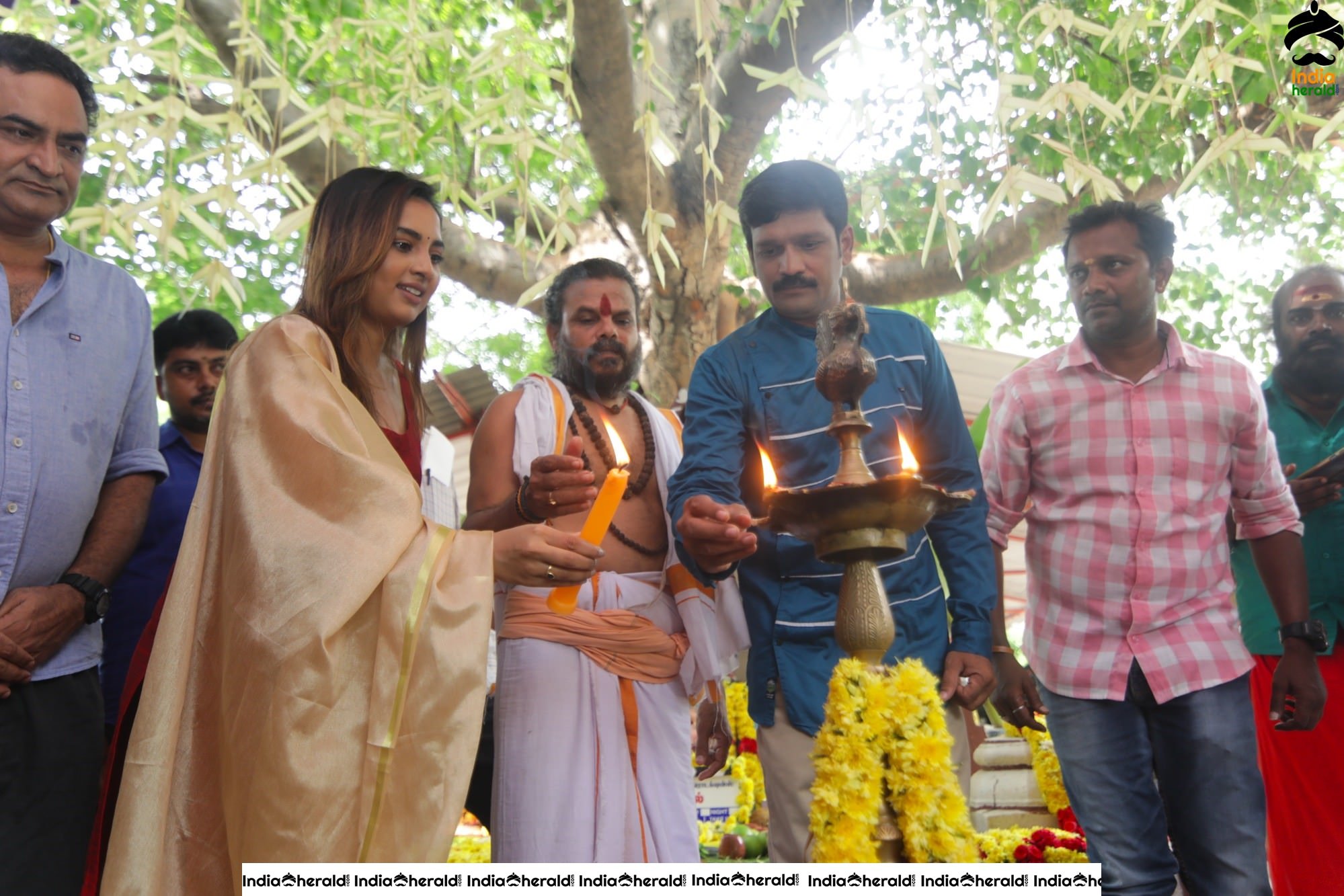 Tamil Movie Kattil Shooting Begins Set 1