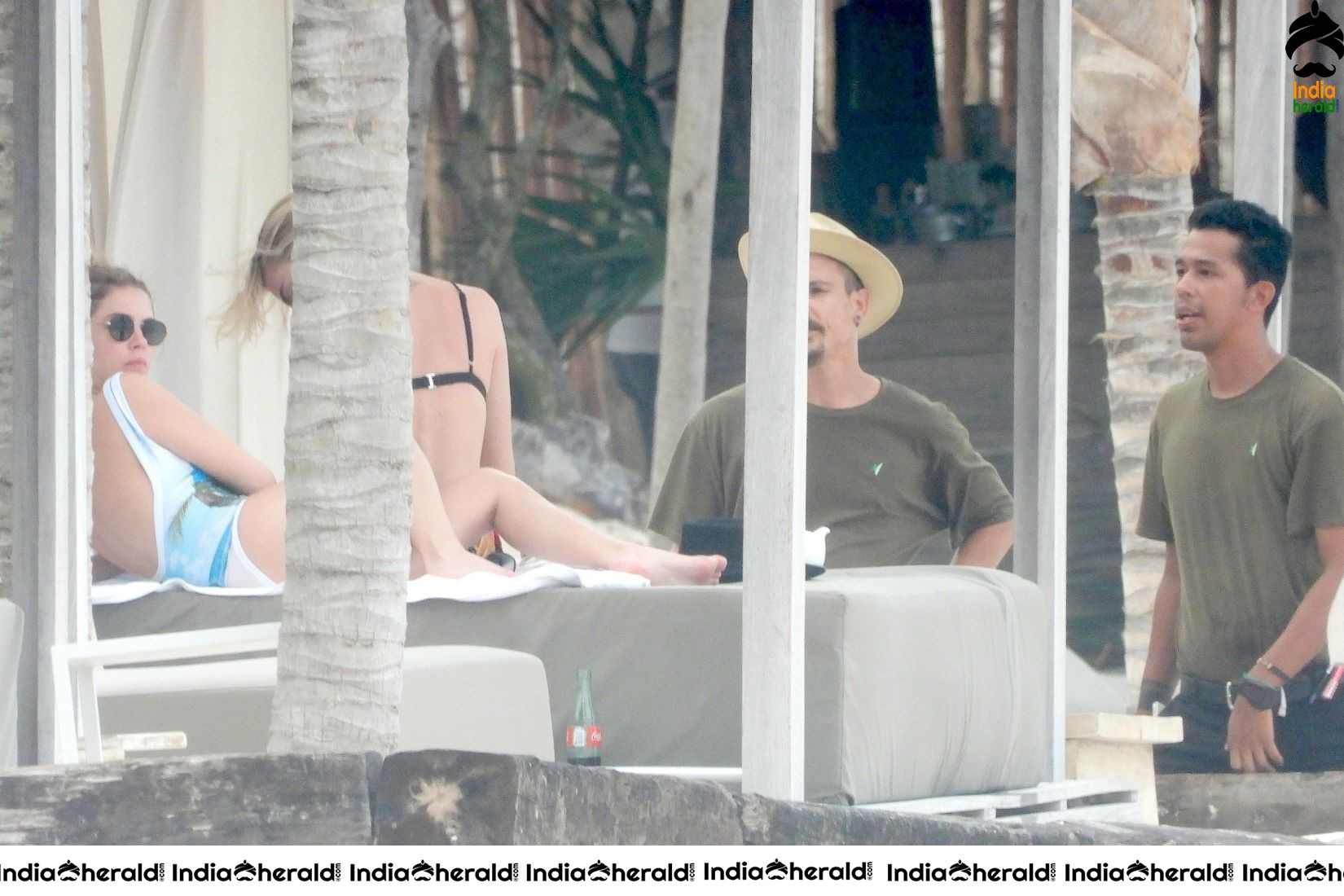 Cara Delevingne and Ashley Benson in Bikini enjoying the sunny weather in Tulum