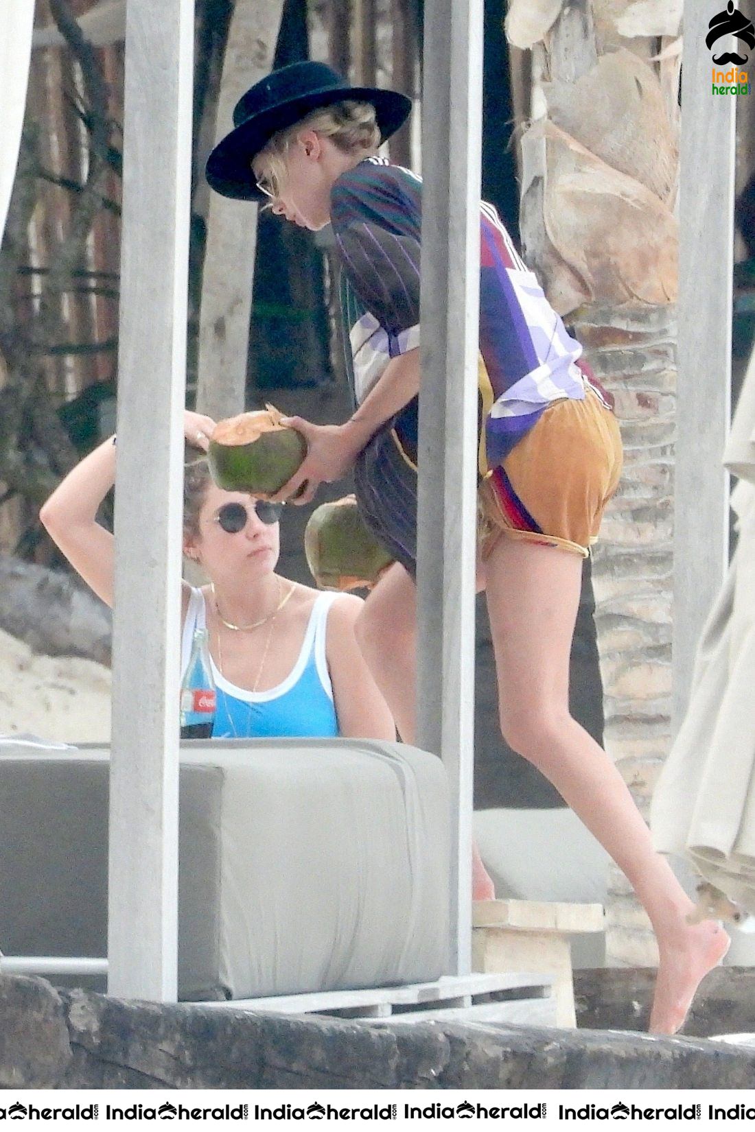 Cara Delevingne and Ashley Benson in Bikini enjoying the sunny weather in Tulum