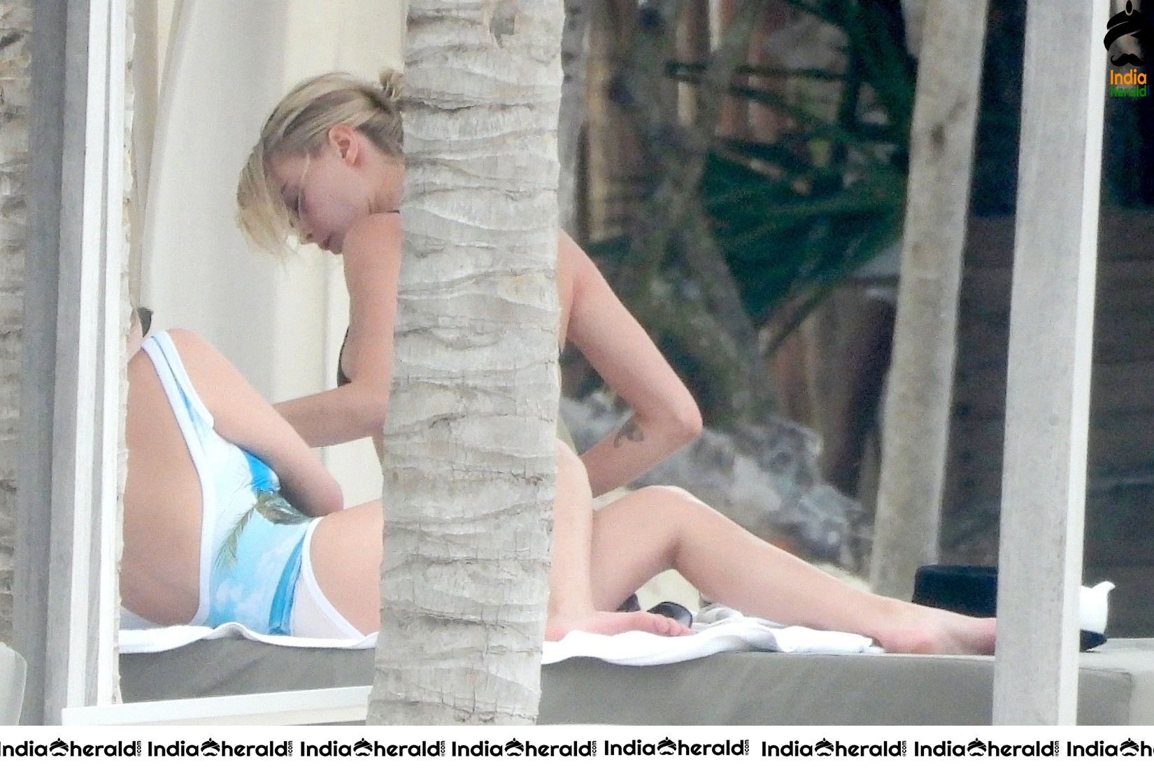 Cara Delevingne and Ashley Benson in Bikini enjoying the sunny weather in Tulum