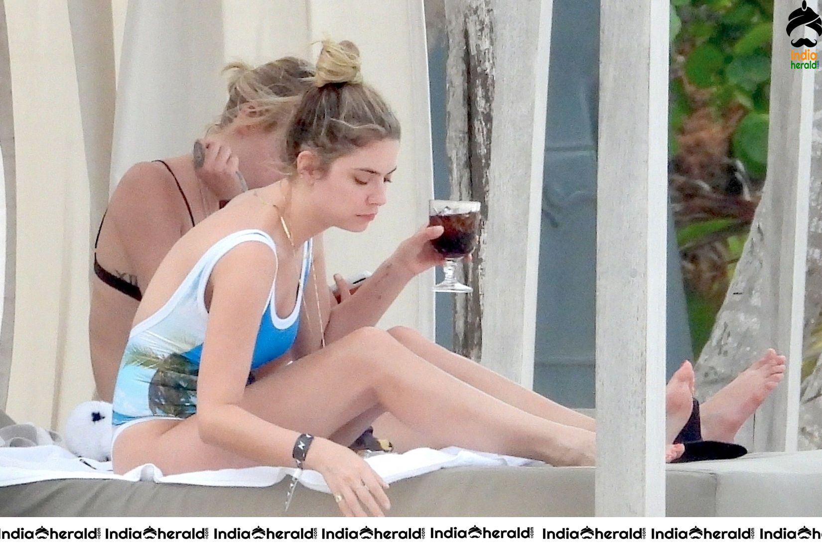 Cara Delevingne and Ashley Benson in Bikini enjoying the sunny weather in Tulum