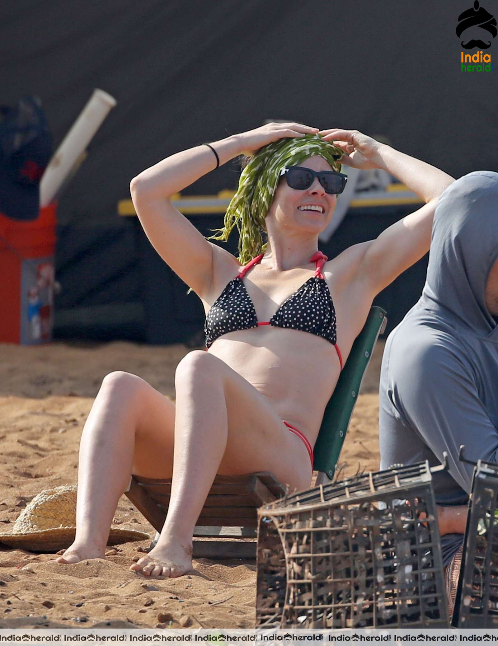 Evangeline Lilly in Bikini at a beach in Hawaii Set 1