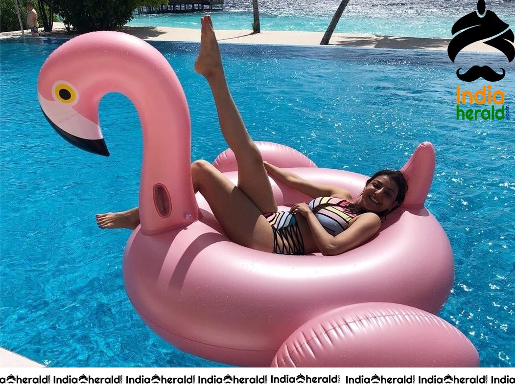 EXCLUSIVE UNSEEN HOT PHOTOS OF KAJAL AGGARWAL IN BIKINI FOR THE FIRST TIME