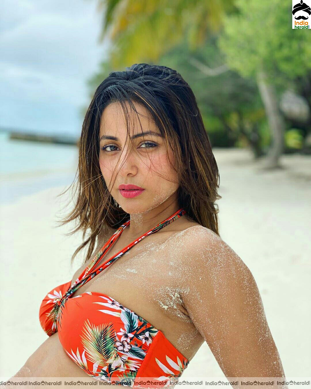 Hina khan Hot bikini stills