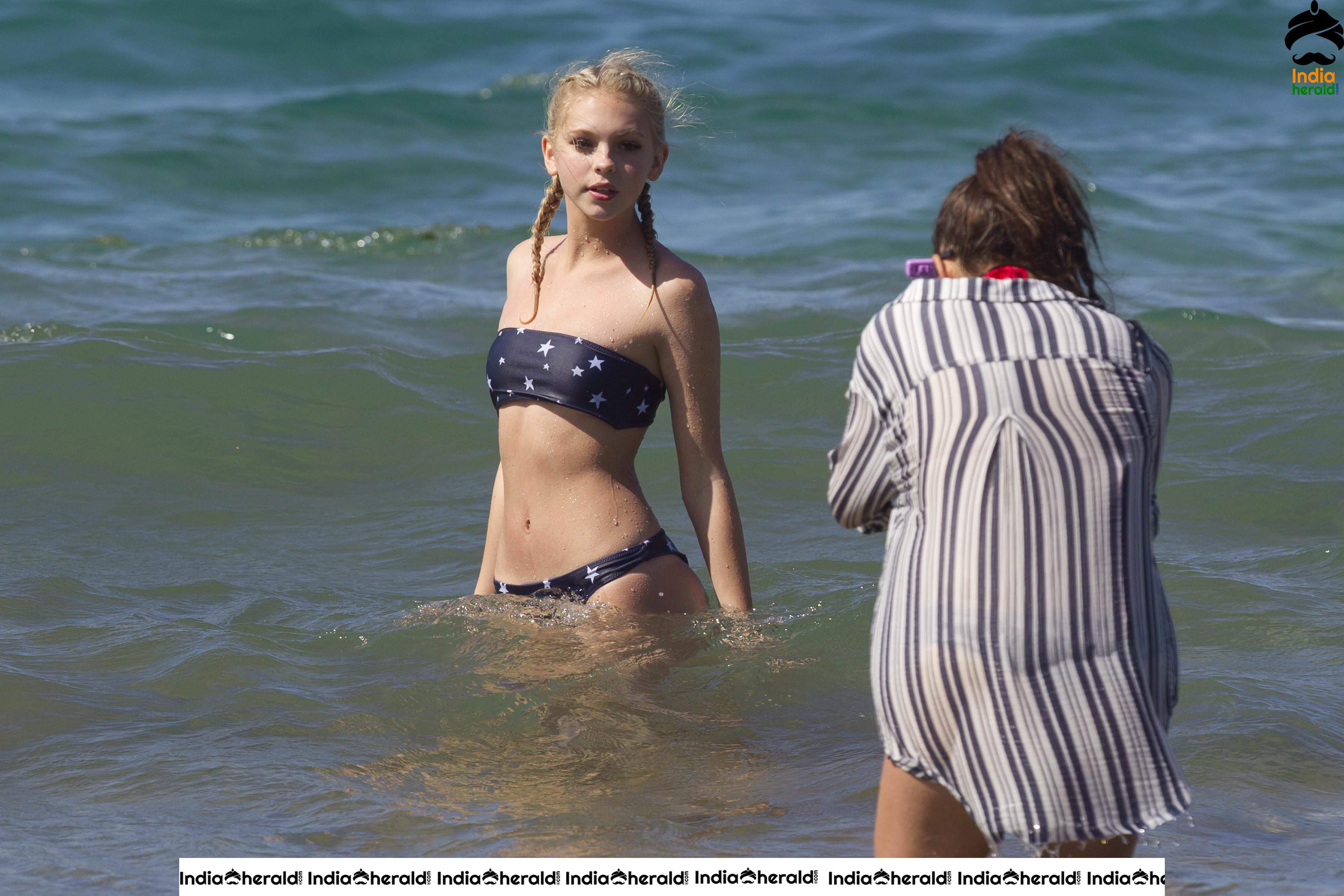 Jordyn Jones Seen in a Bikini at Maui