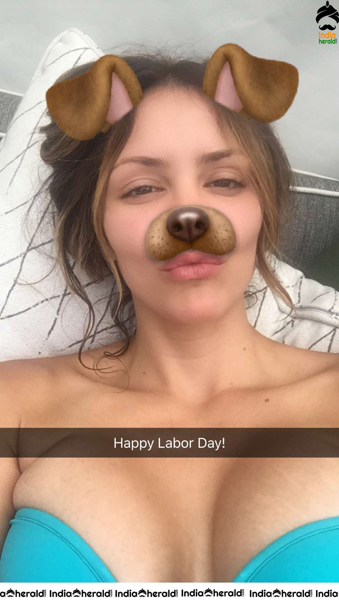 Katharine McPhee Bikini Snapchat Pic