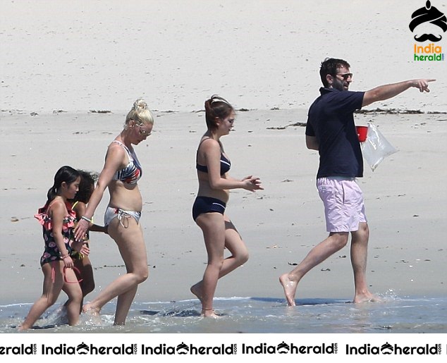 Katherine Heigl Wearing a Bikini at a Beach in Cabo San Lucas