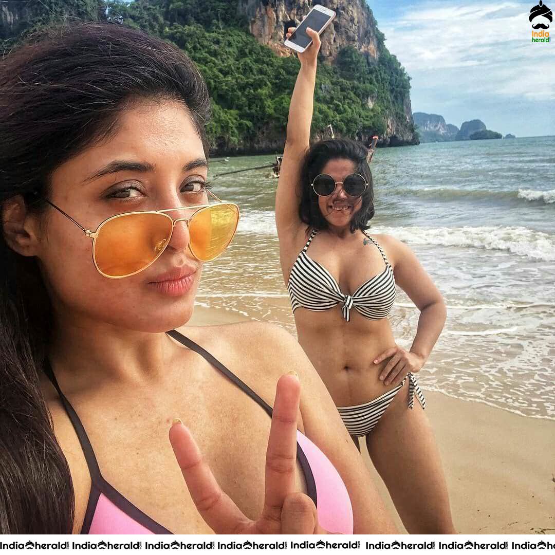 Krithika Kamra tempts us by revealing her hot body in bikini