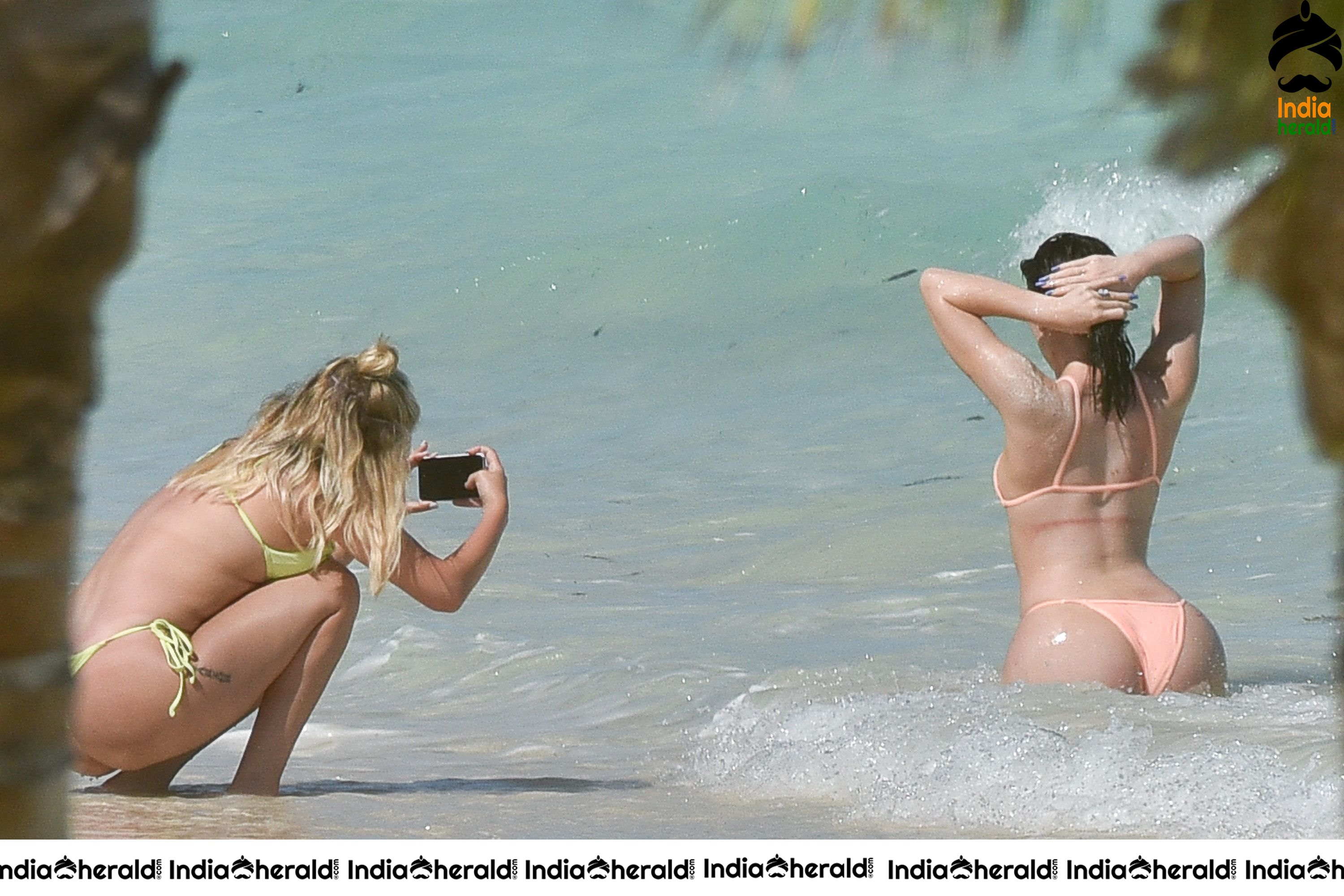 Kylie Jenner Wearing a Bikini at a Beach in Turks and Caicos Set 2