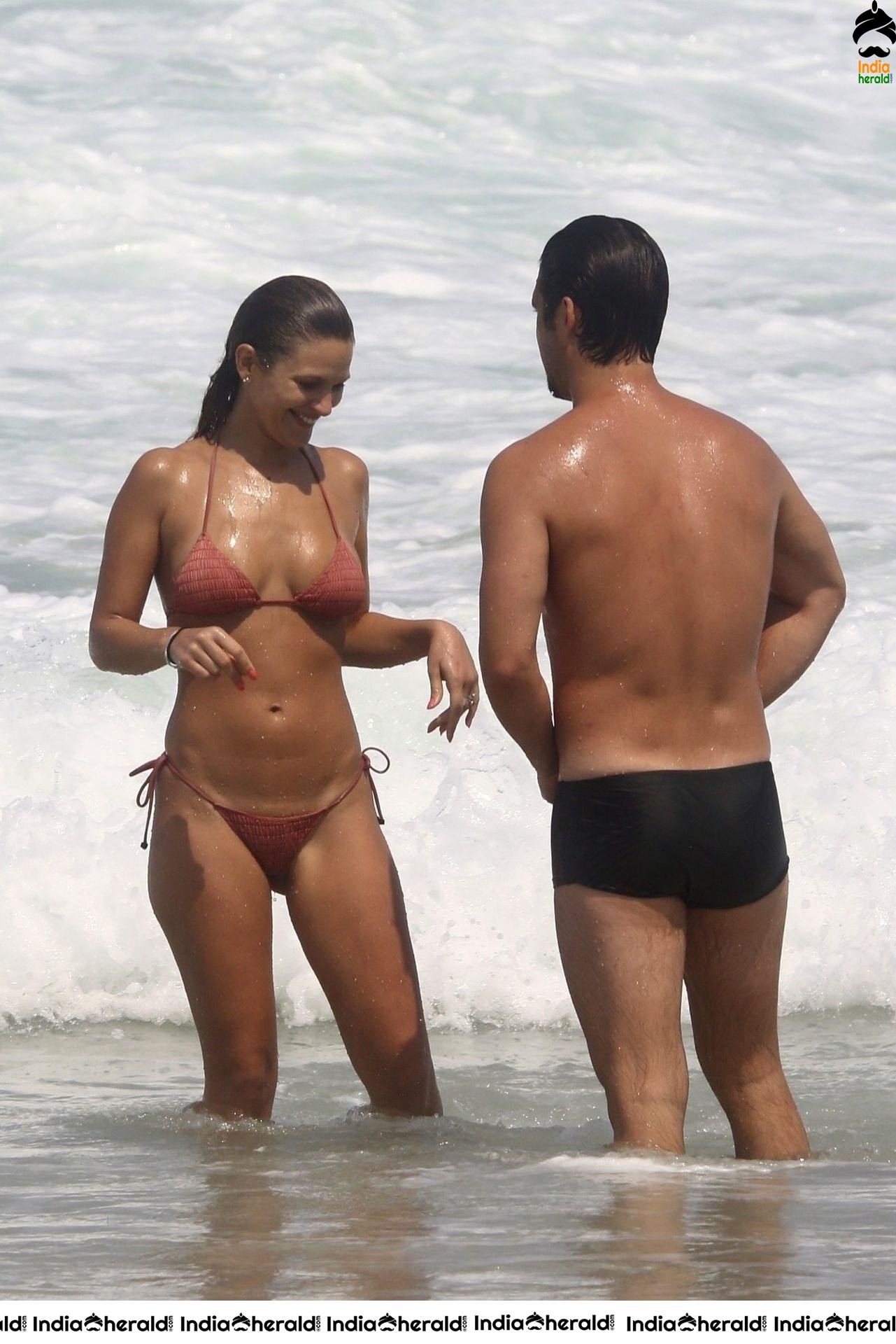 Mayte Rodriguez With Boyfriend in Bikini at Copacabana Beach Set 2