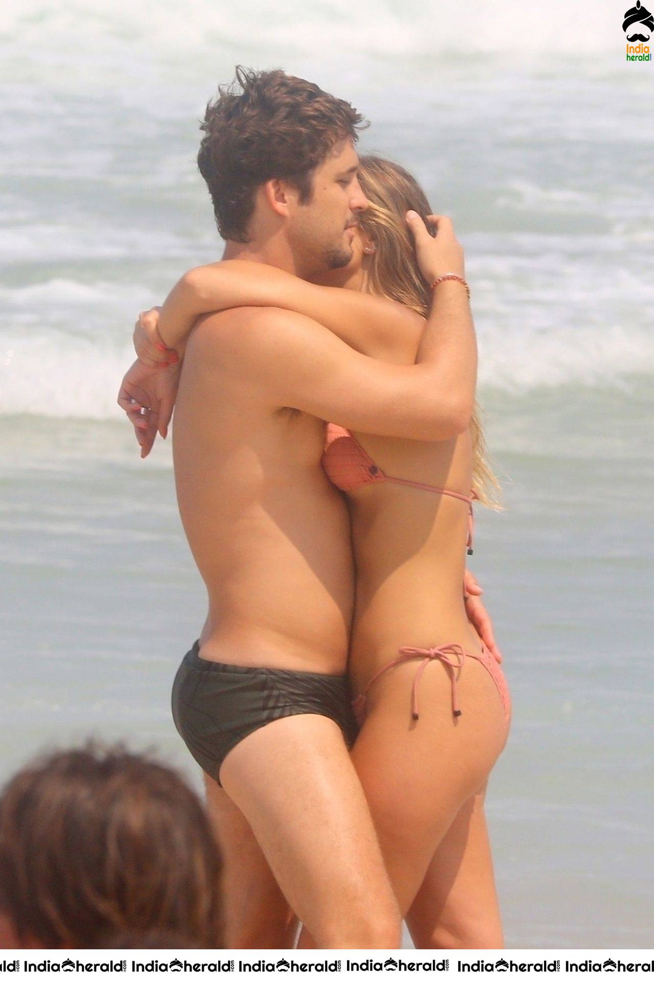 Mayte Rodriguez With Boyfriend in Bikini at Copacabana Beach Set 2