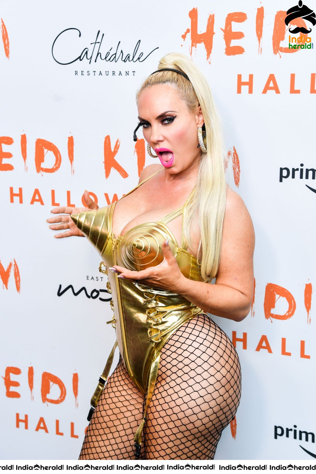 Nicole Coco Austin at Heidi Klum 20th Annual Halloween Party in New York