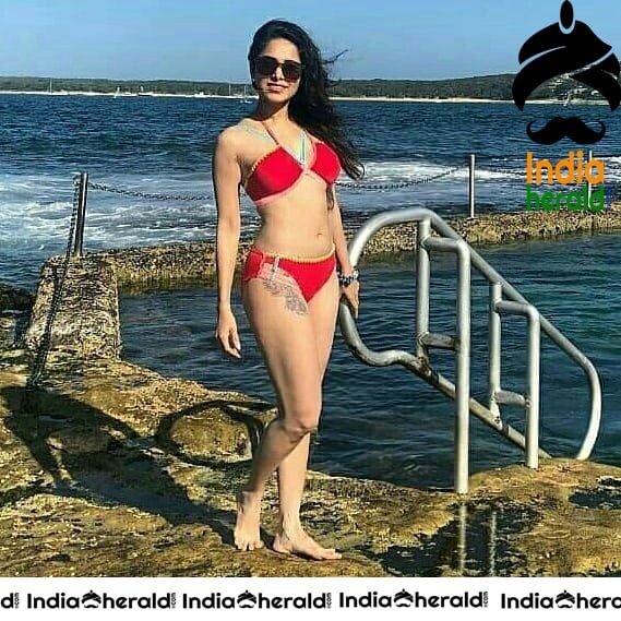 Nushrat Bharucha Sizzling Hot Exposing Bikini Photos Set 1